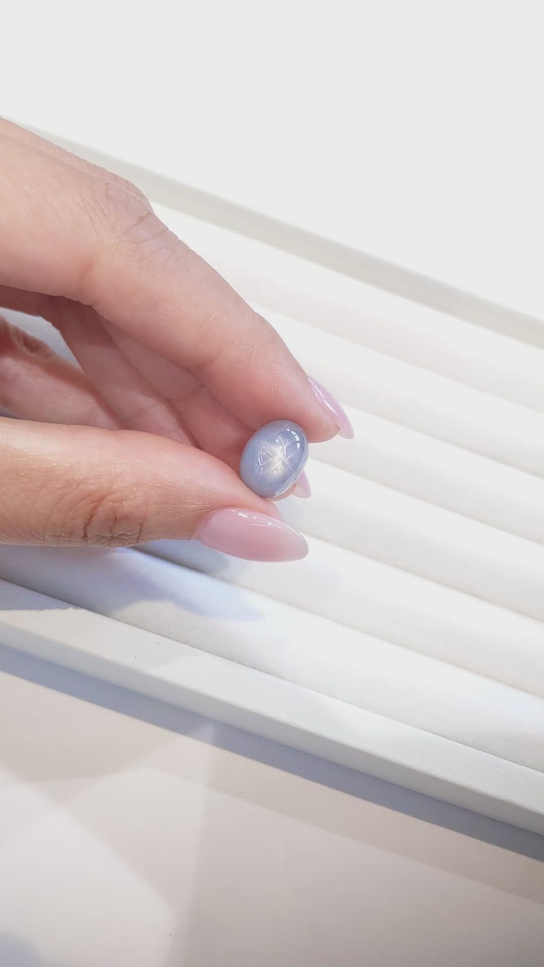 14.37 Ct. Blue Star Sapphire from Ceylon (Sri Lanka) Size Video