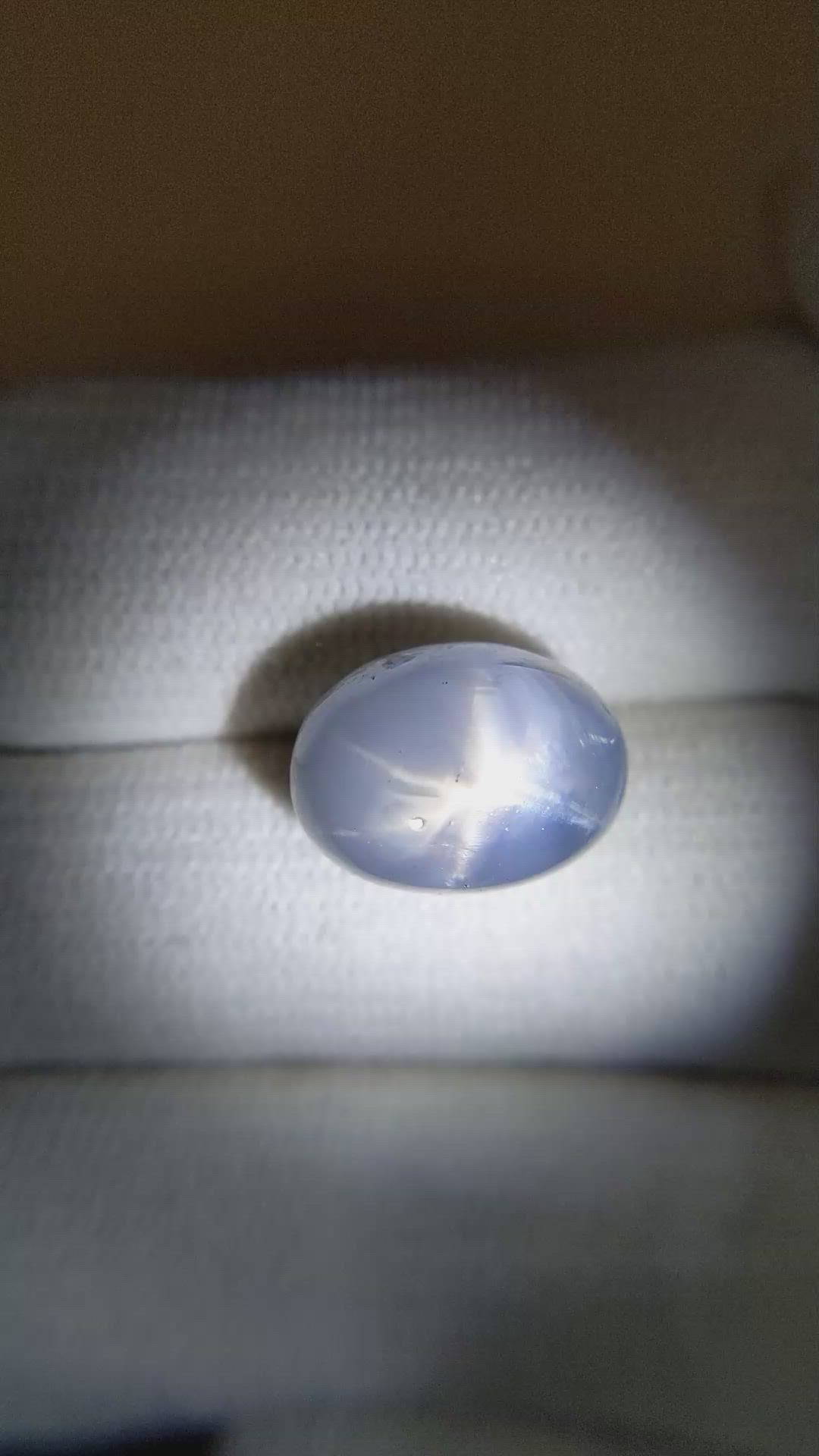 14.37 Ct. Blue Star Sapphire from Ceylon (Sri Lanka) Size Video