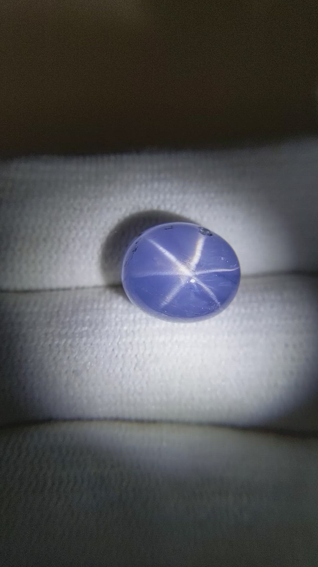 11.86 Ct. Blue Star Sapphire from Ceylon (Sri Lanka) Size Video