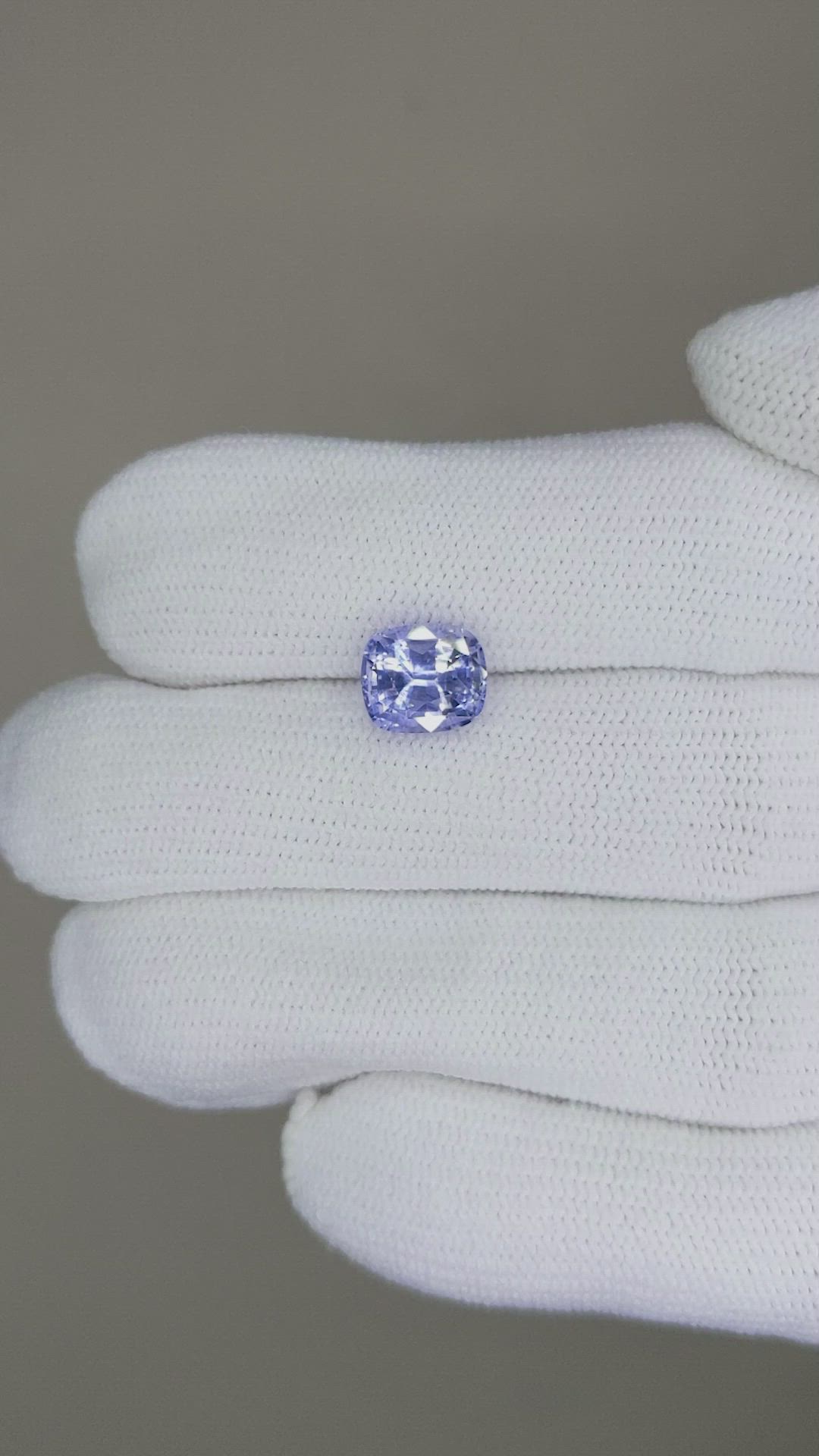 2.33 Ct. Blue Sapphire from Ceylon (Sri Lanka) Size Video