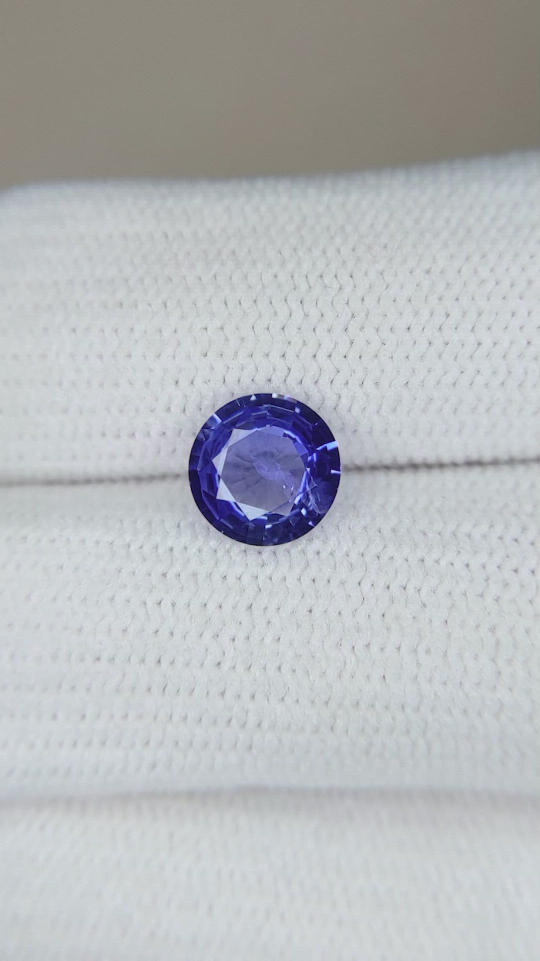 1.30 Ct. Blue Sapphire from Ceylon (Sri Lanka) Size Video