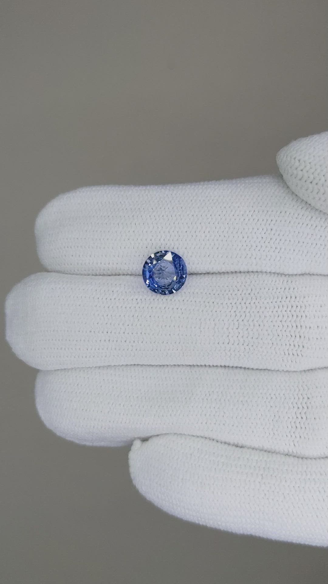 1.34 Ct. Blue Sapphire from Ceylon (Sri Lanka) Size Video