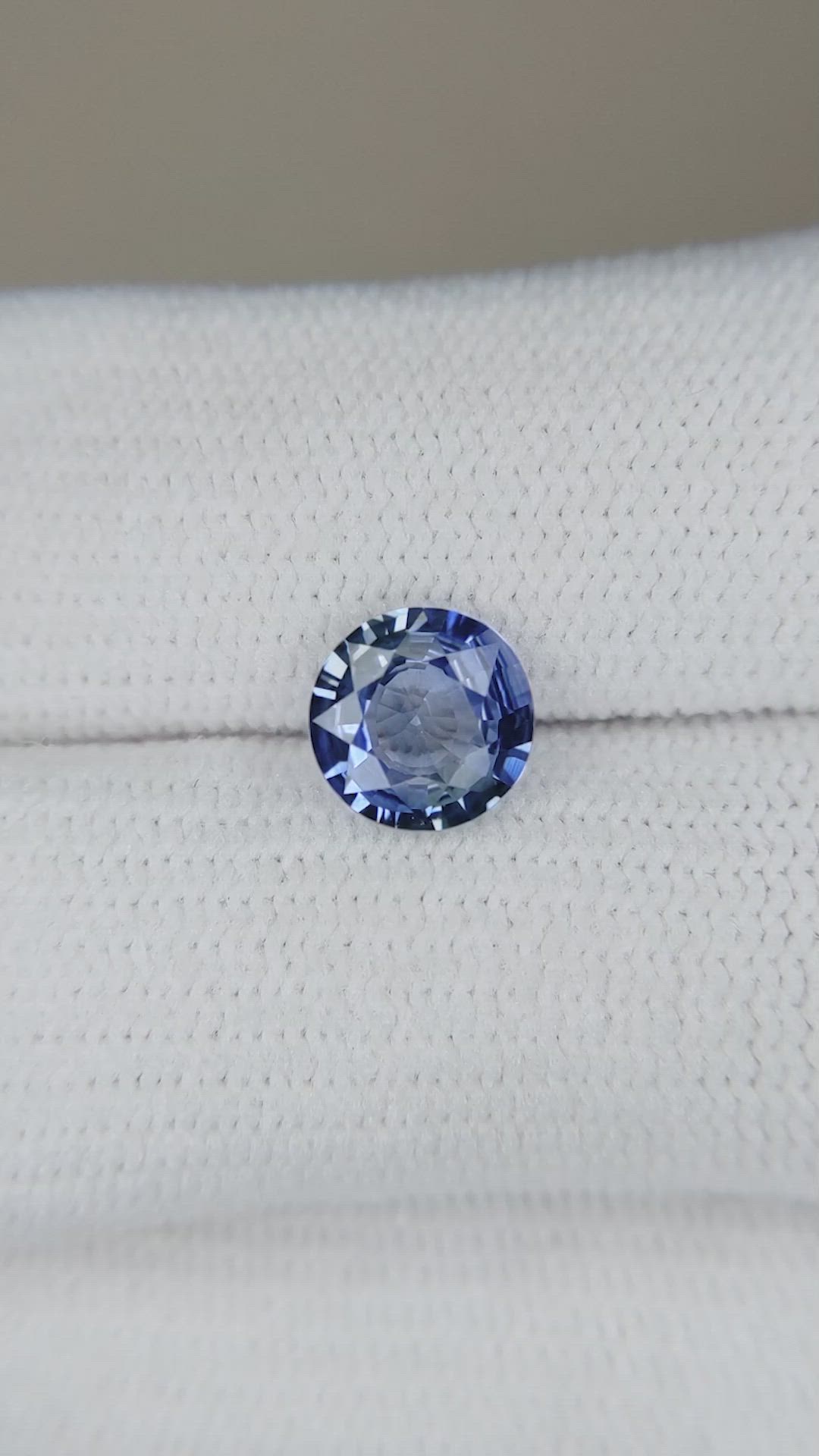 1.34 Ct. Blue Sapphire from Ceylon (Sri Lanka) Size Video
