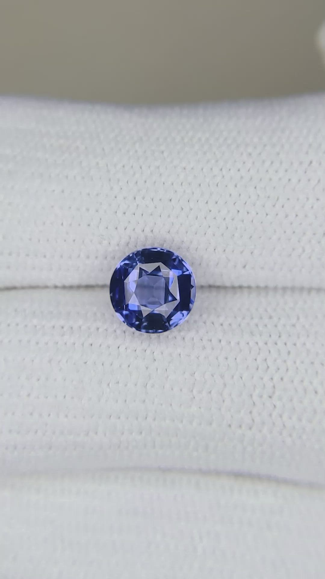 1.59 Ct. Blue Sapphire from Ceylon (Sri Lanka) Size Video