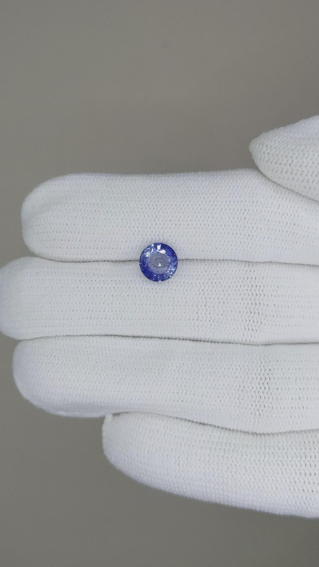 1.34 Ct. Blue Sapphire from Ceylon (Sri Lanka) Size Video