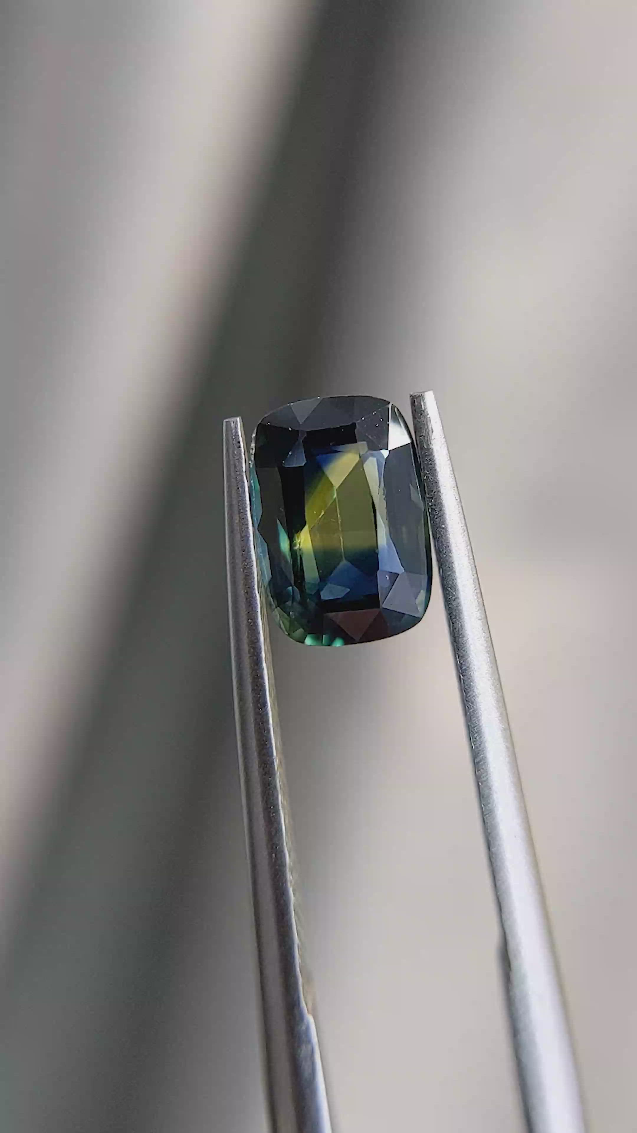 1.32 Ct. Bi Color Sapphire from Africa Size Video