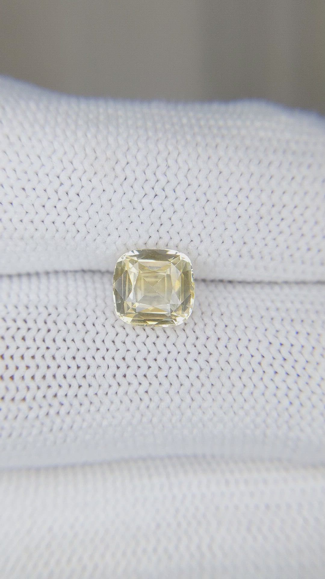 2.08 Ct. Peach Sapphire from Ceylon (Sri Lanka) Size Video