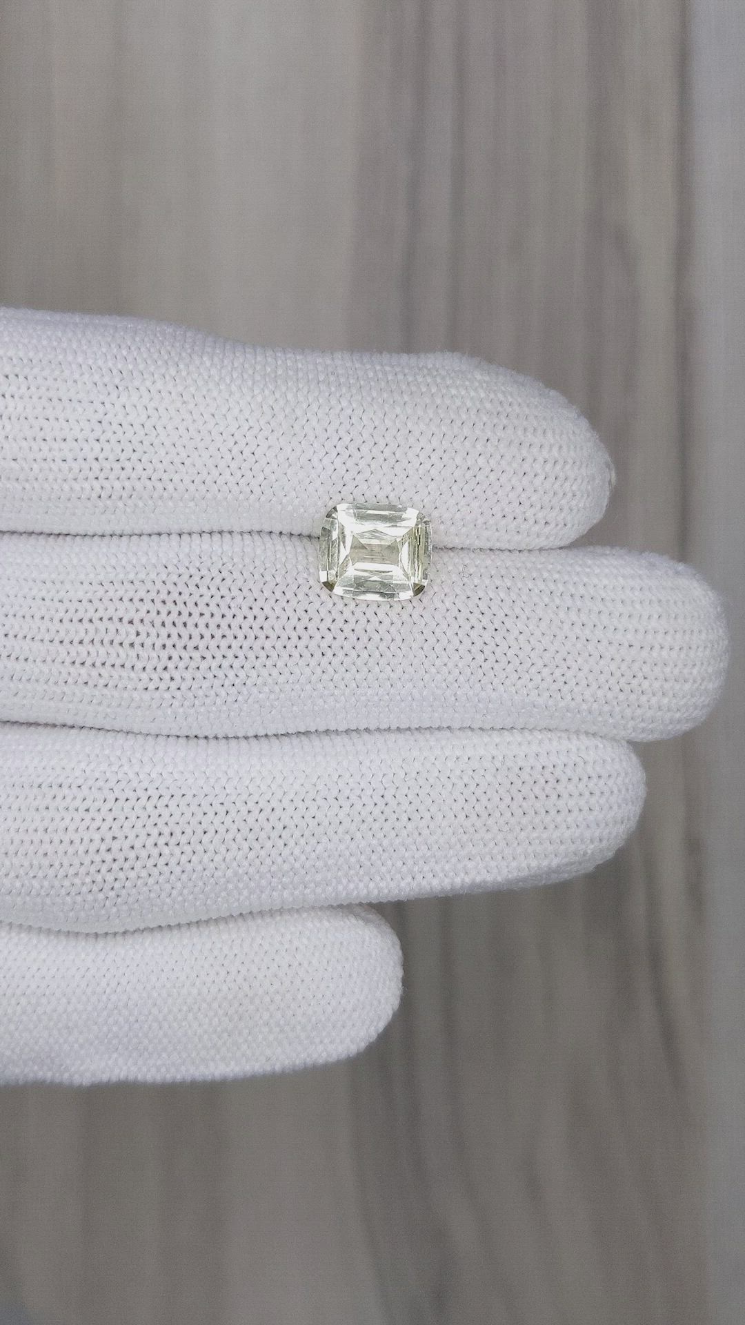 2.64 Ct. Yellow Sapphire from Ceylon (Sri Lanka) Size Video