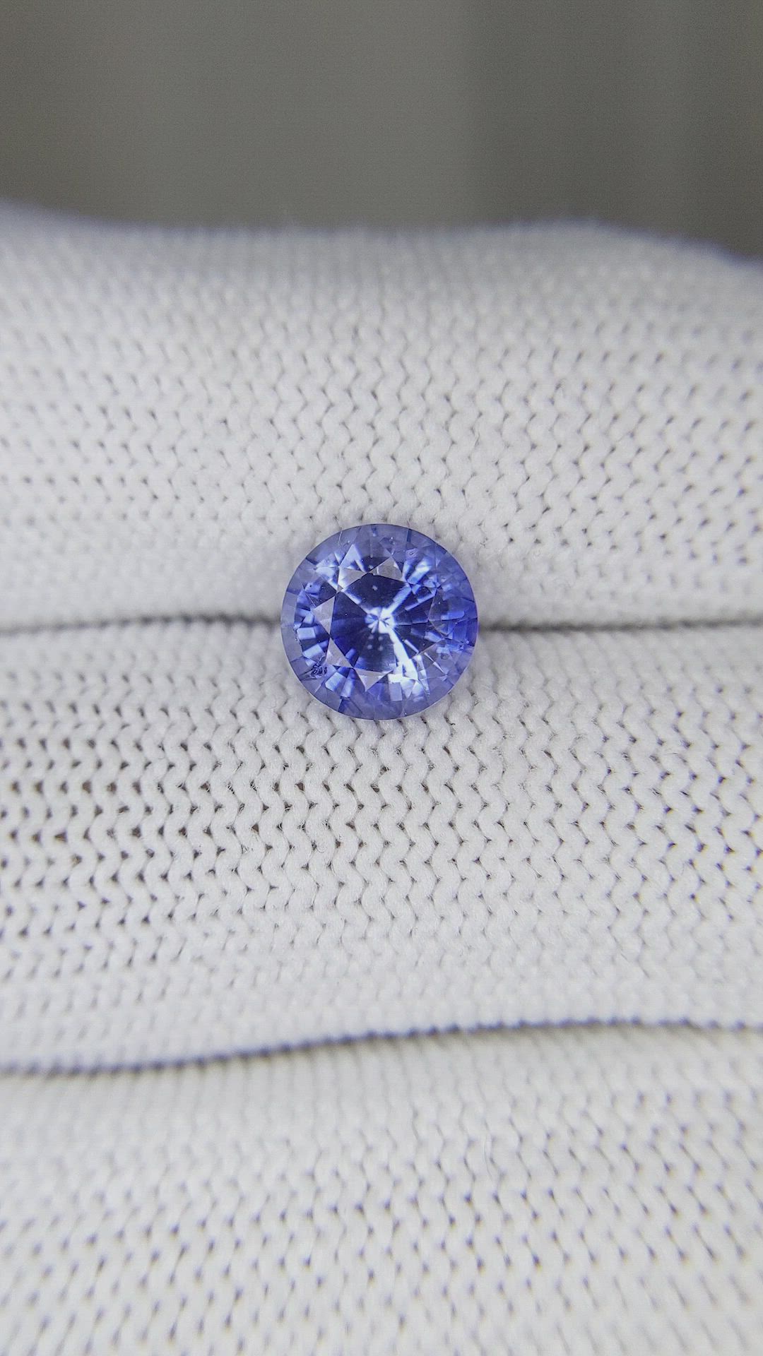 2.14 Ct. Blue Sapphire from Ceylon (Sri Lanka) Size Video