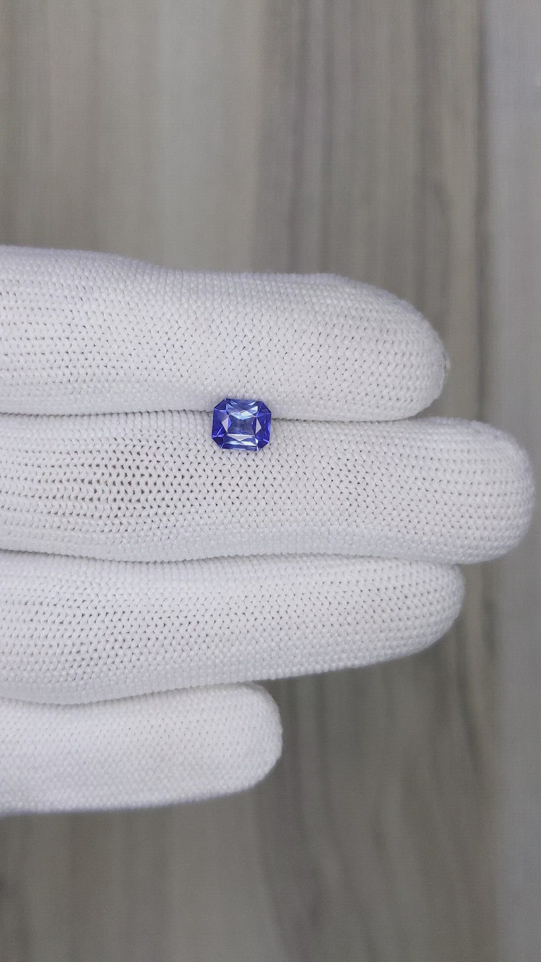 1.08 Ct. Blue Sapphire from Ceylon (Sri Lanka) Size Video