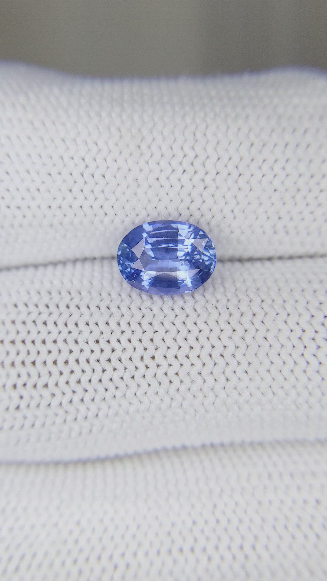 2.02 Ct. Blue Sapphire from Ceylon (Sri Lanka) Size Video