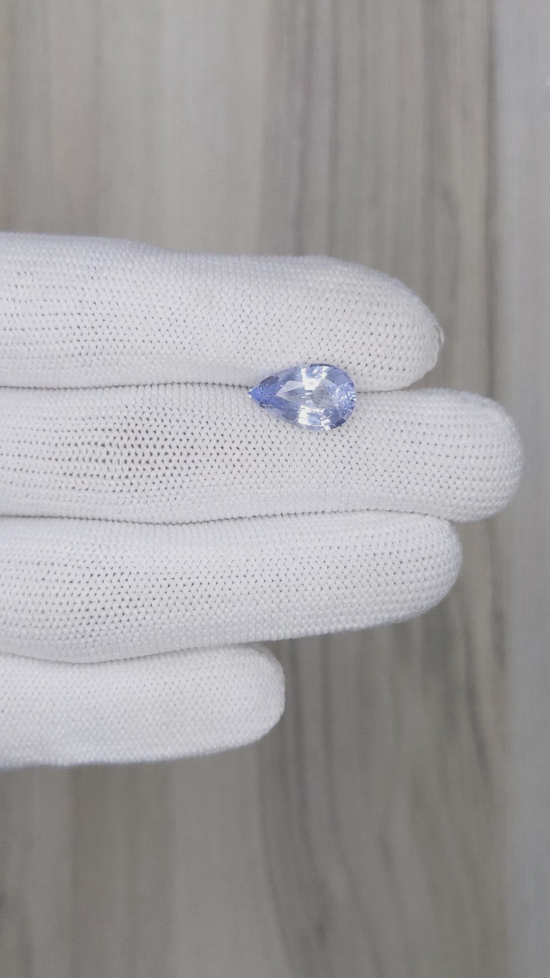3.52 Ct. Blue Sapphire from Ceylon (Sri Lanka) Size Video