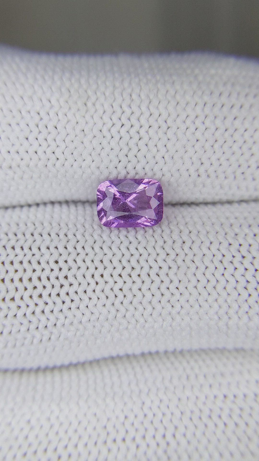 1.19 Ct. Purple Sapphire from Ceylon (Sri Lanka) Size Video
