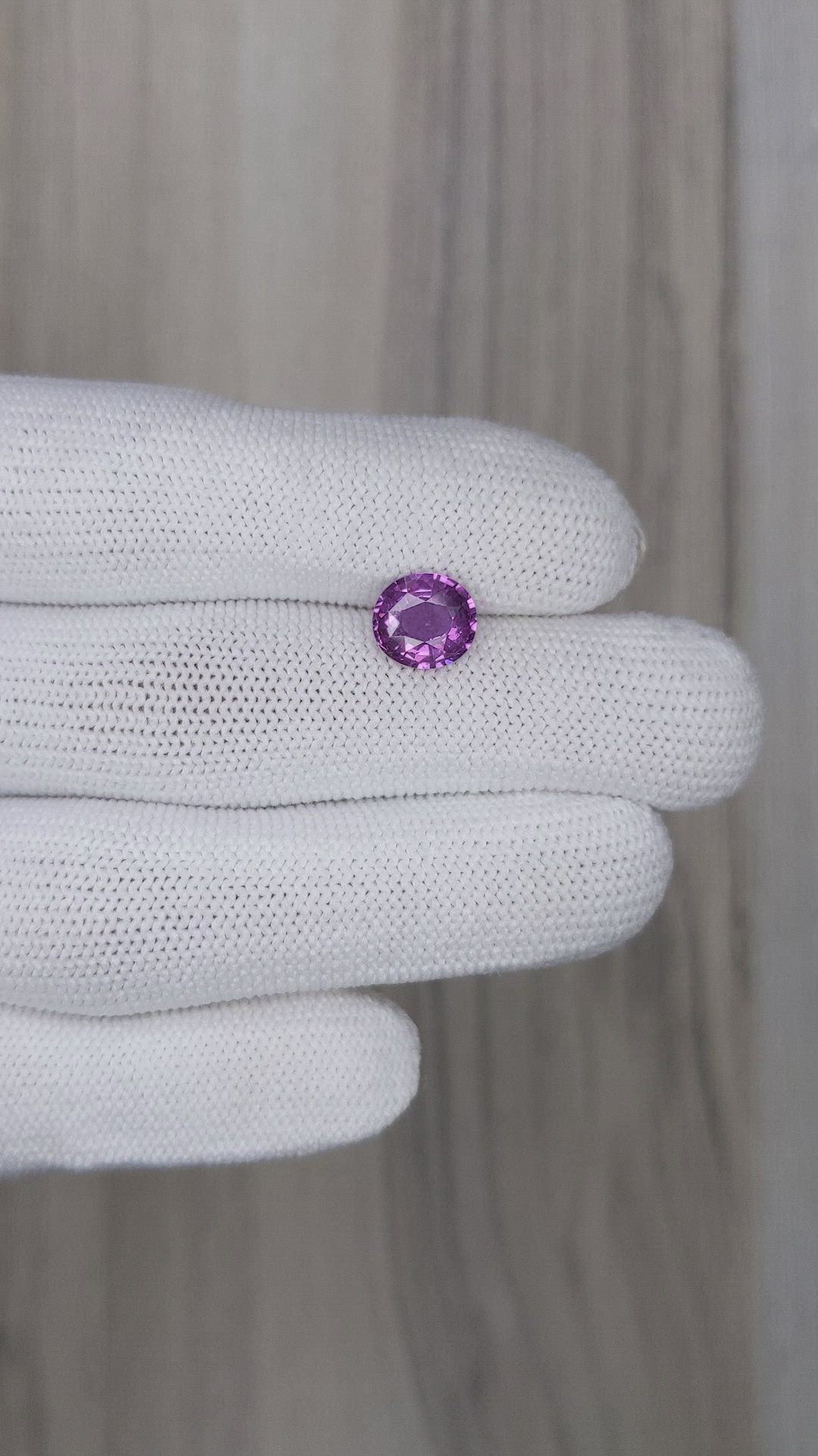 2.22 Ct. Purple Sapphire from Ceylon (Sri Lanka) Size Video