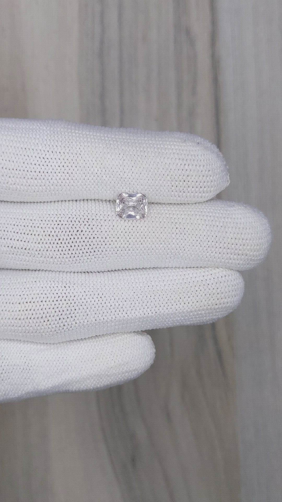 1.70 Ct. Pink Sapphire from Ceylon (Sri Lanka) Size Video