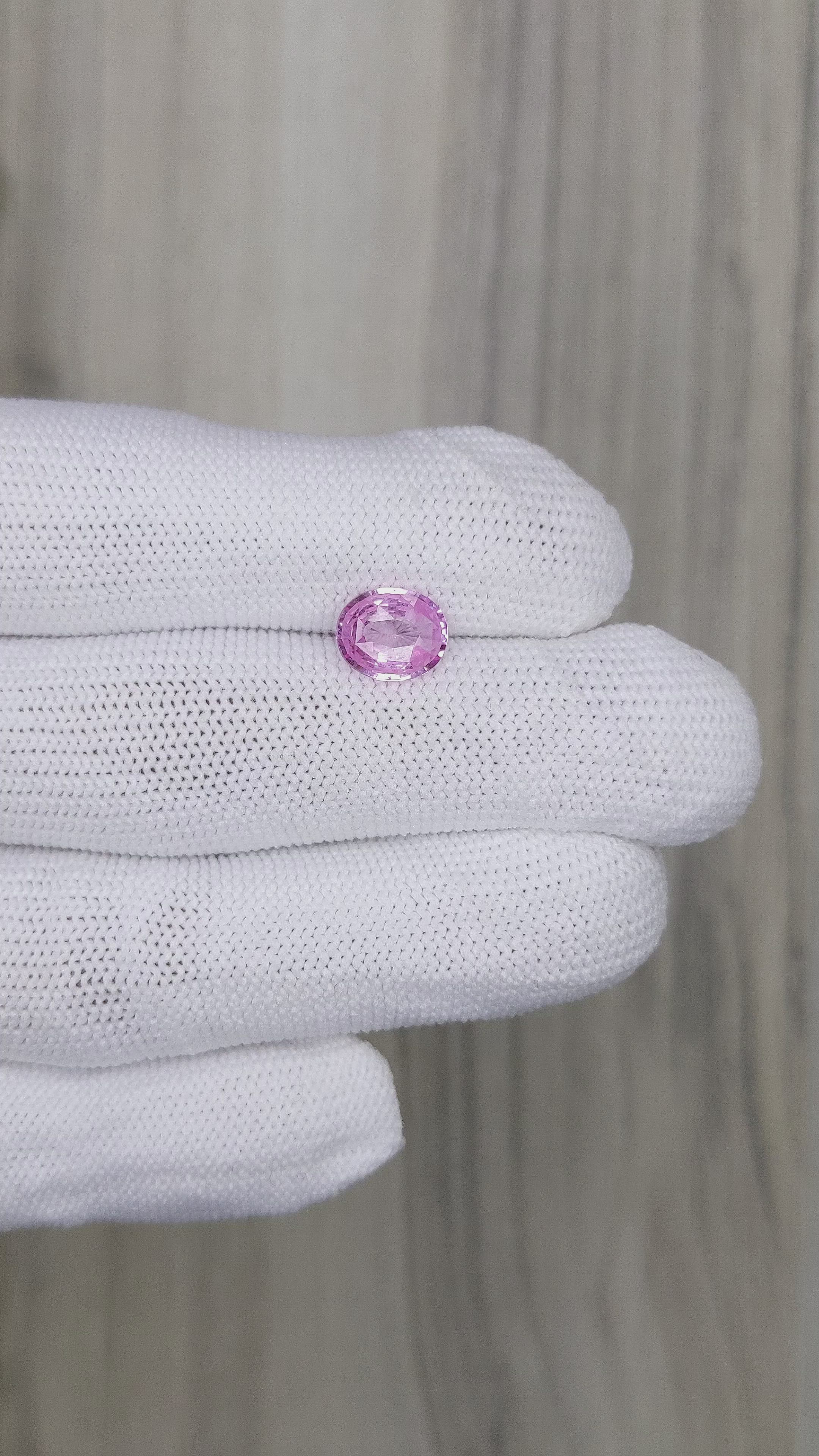 1.82 Ct. Pink Sapphire from Ceylon (Sri Lanka) Size Video