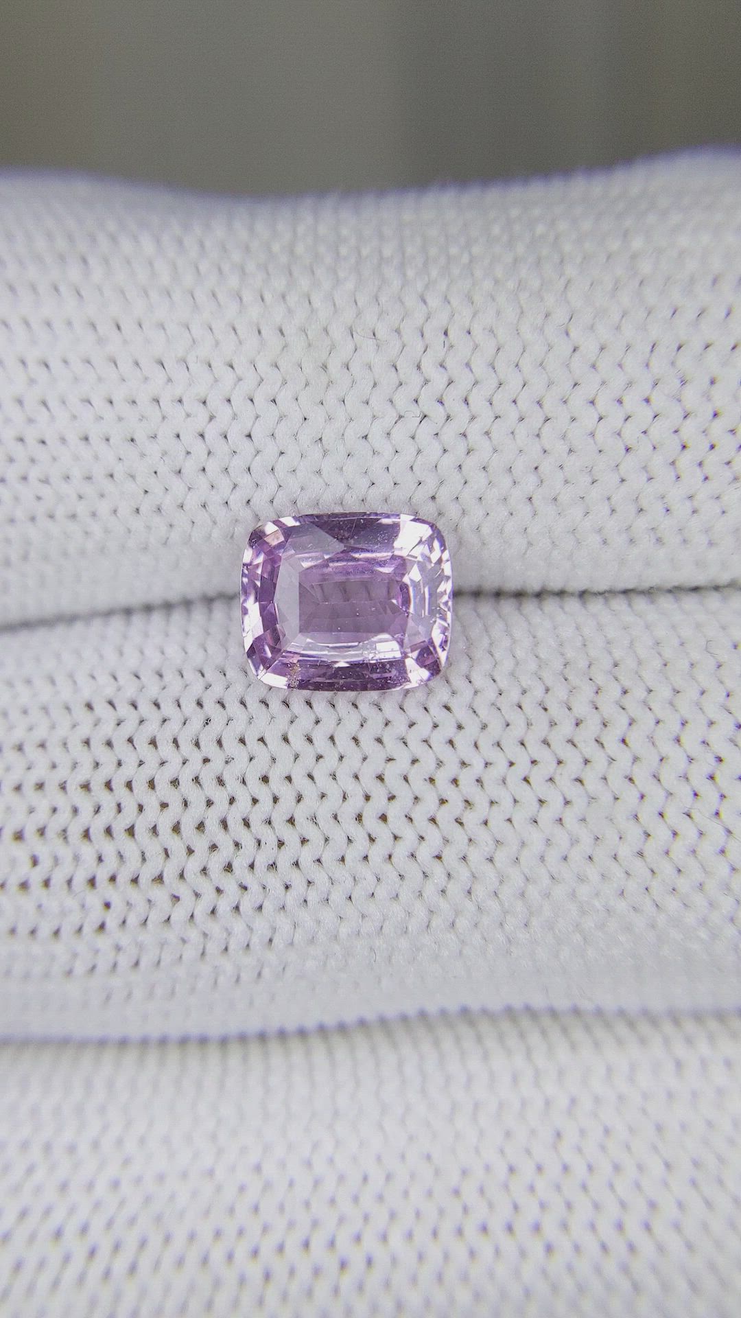 2.01 Ct. Purple Sapphire from Ceylon (Sri Lanka) Size Video