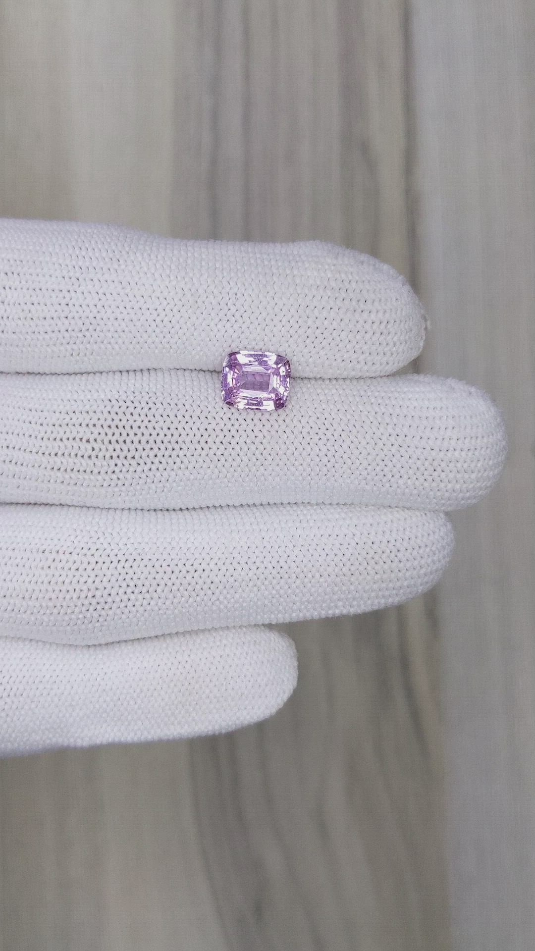 2.01 Ct. Purple Sapphire from Ceylon (Sri Lanka) Size Video