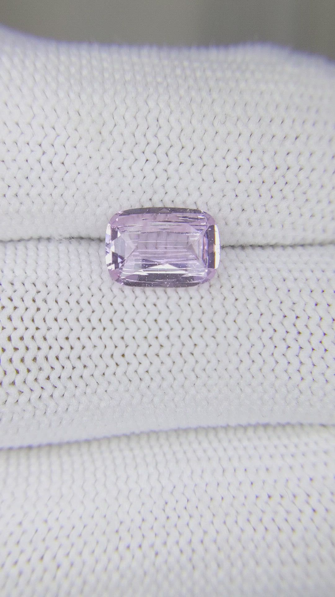 2.06 Ct. Purplish Pink Sapphire from Ceylon (Sri Lanka) Size Video