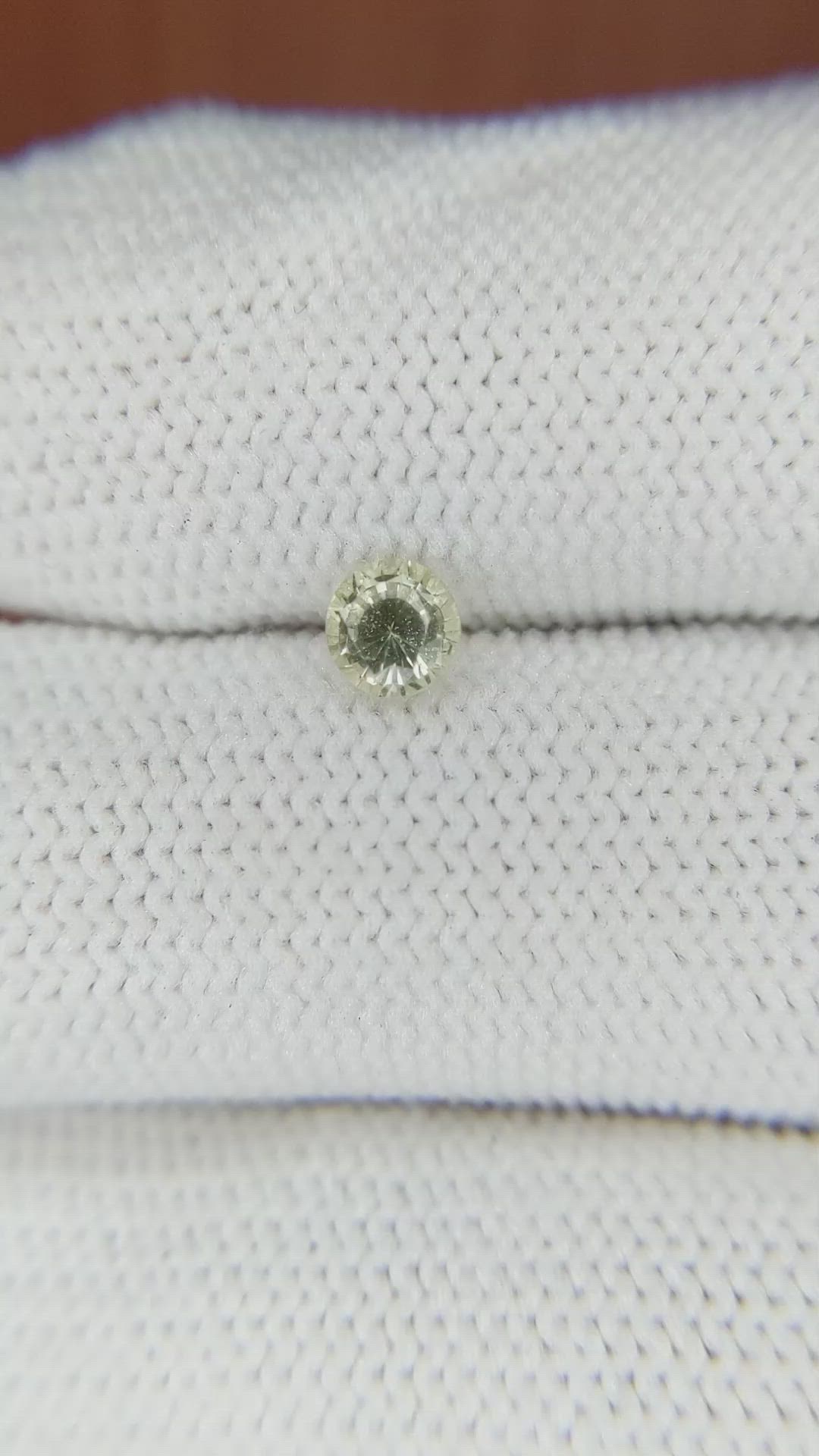 0.53 Ct. Green Sapphire from Ceylon (Sri Lanka) Size Video