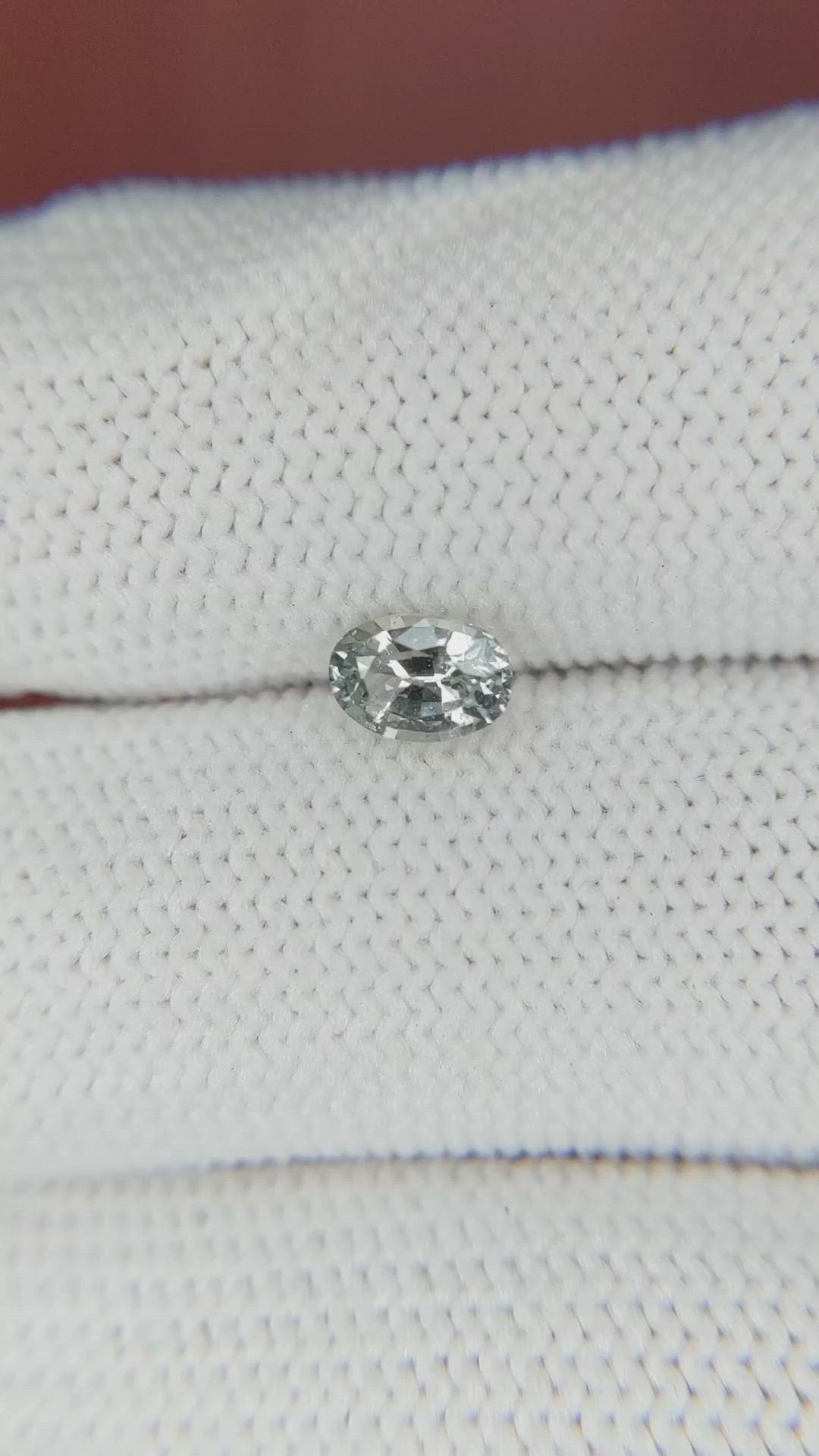 0.71 Ct. Green Sapphire from Ceylon (Sri Lanka) Size Video