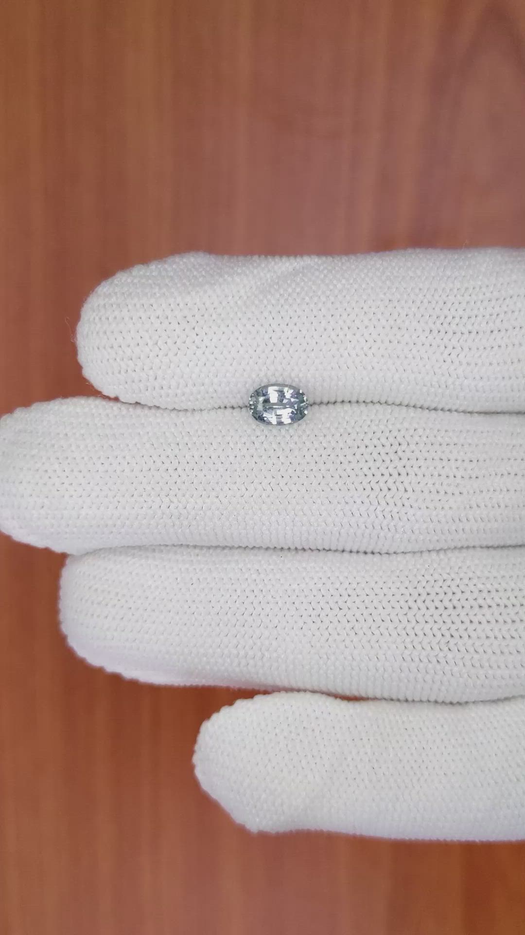 0.91 Ct. Blue Sapphire from Ceylon (Sri Lanka) Size Video