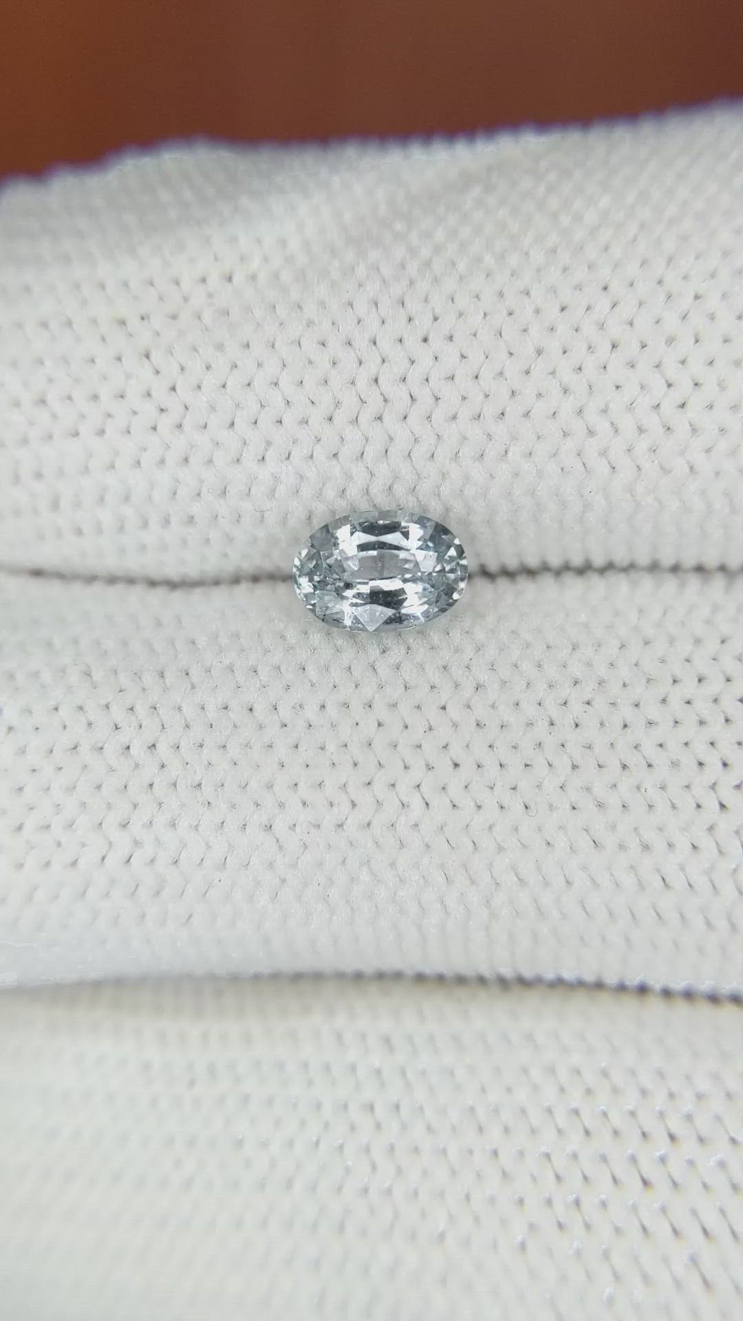 0.91 Ct. Blue Sapphire from Ceylon (Sri Lanka) Size Video