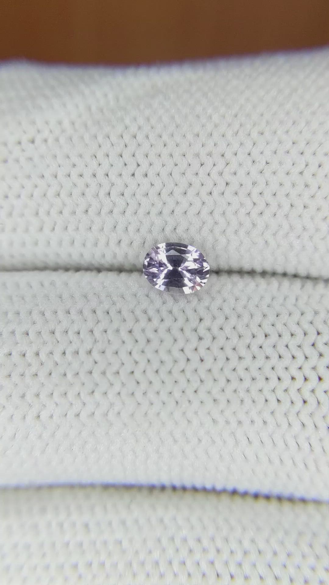 0.42 Ct. Purple Sapphire from Ceylon (Sri Lanka) Size Video