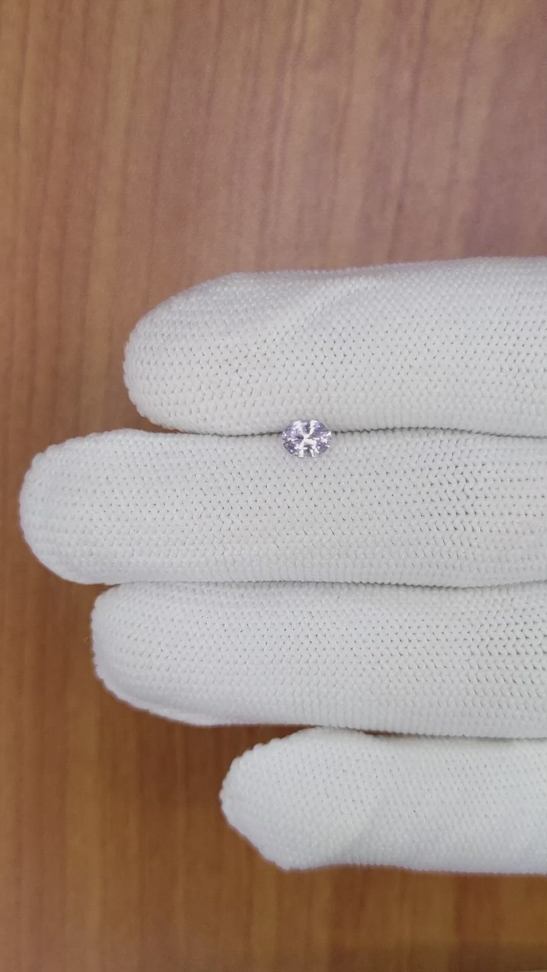 0.42 Ct. Purple Sapphire from Ceylon (Sri Lanka) Size Video