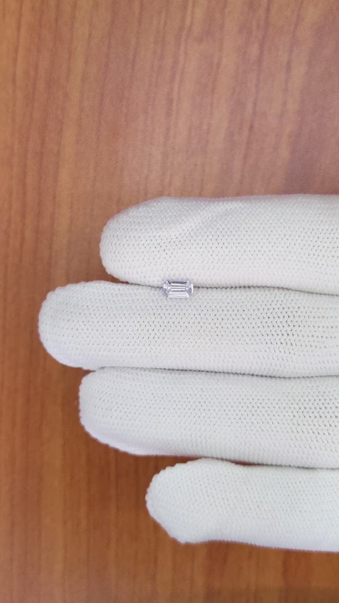 0.44 Ct. Purple Sapphire from Ceylon (Sri Lanka) Size Video