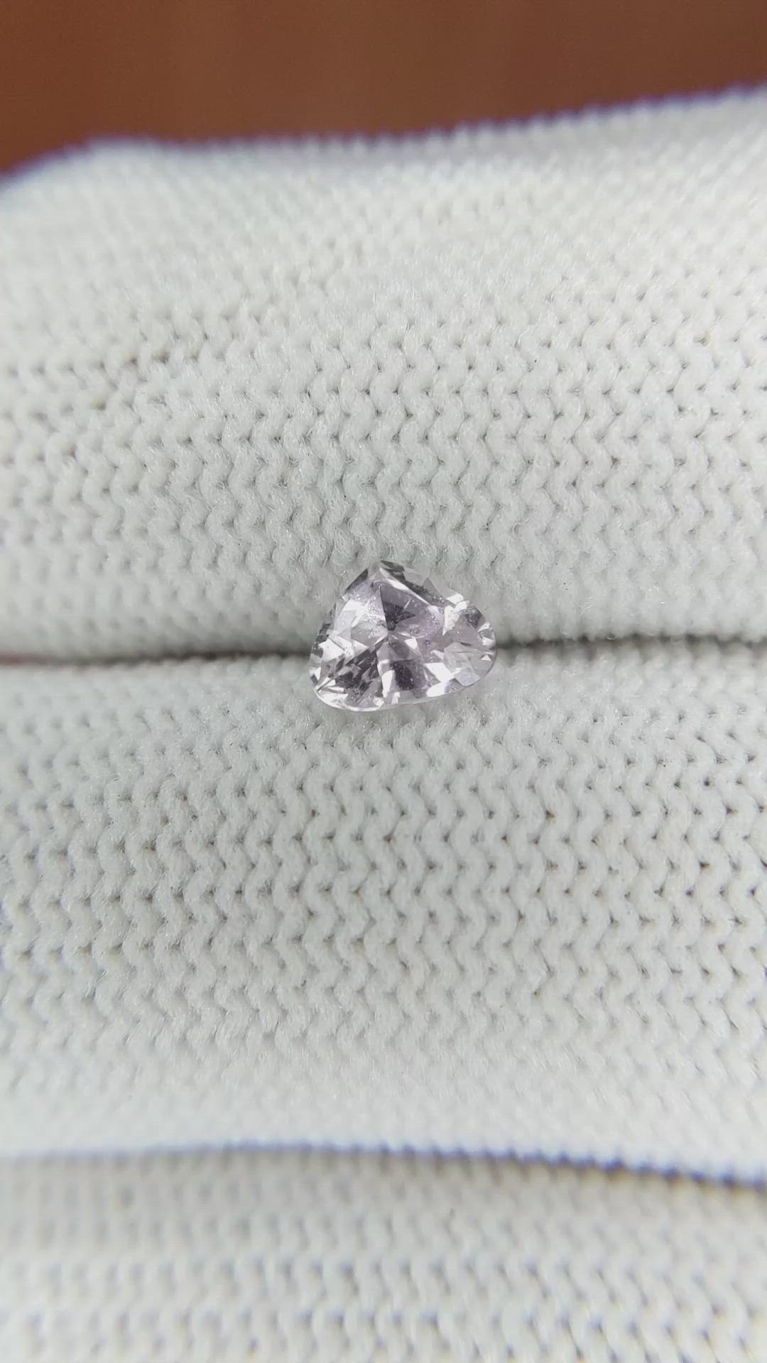0.77 Ct. Pink Sapphire from Ceylon (Sri Lanka) Size Video