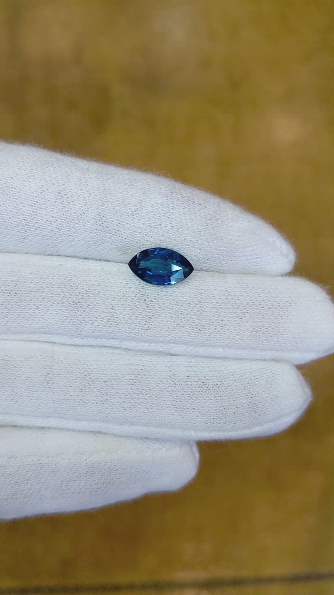 2.08 Ct. Blue Sapphire from Ethiopia Size Video