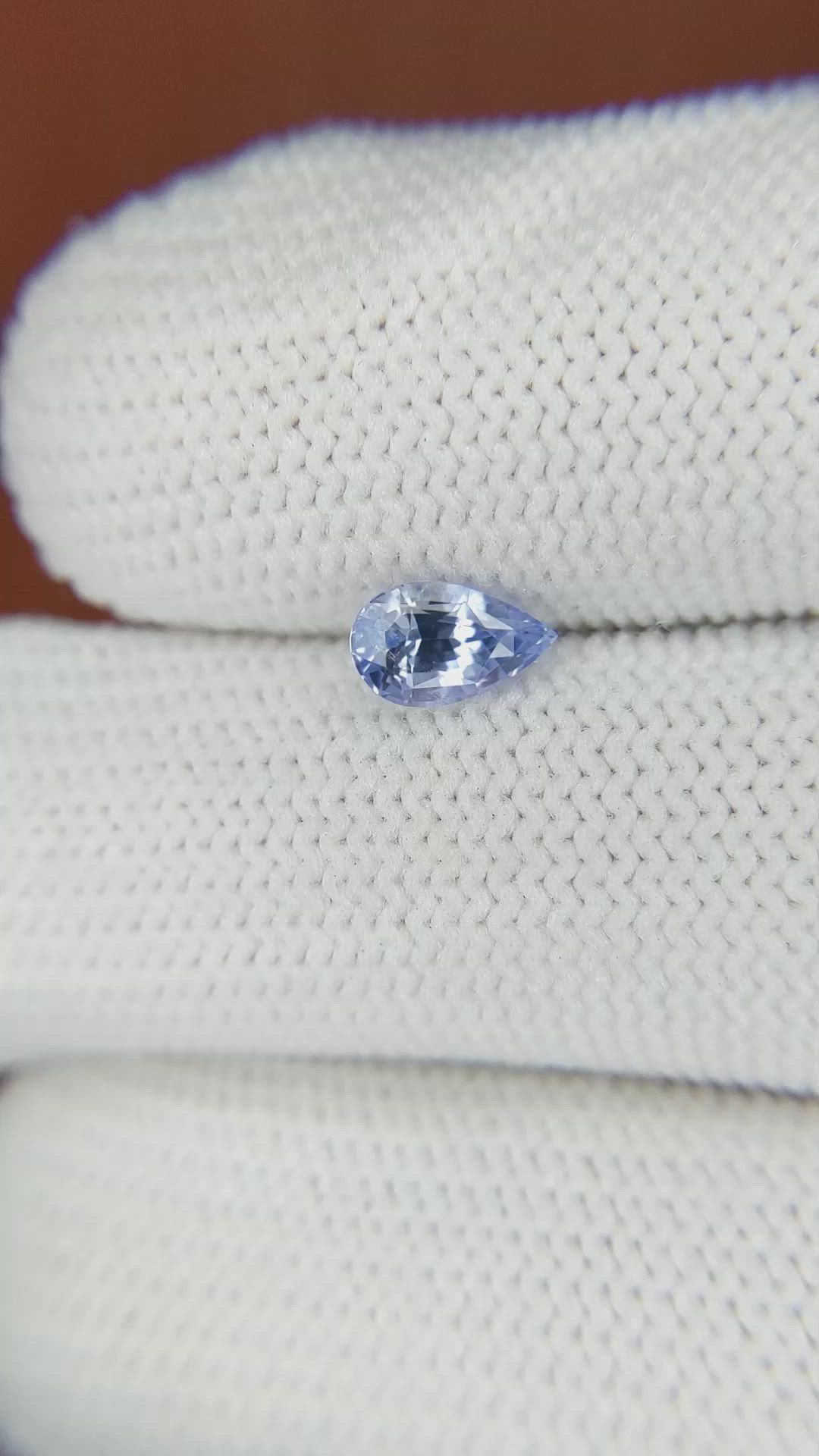 0.89 Ct. Blue Sapphire from Ceylon (Sri Lanka) Size Video