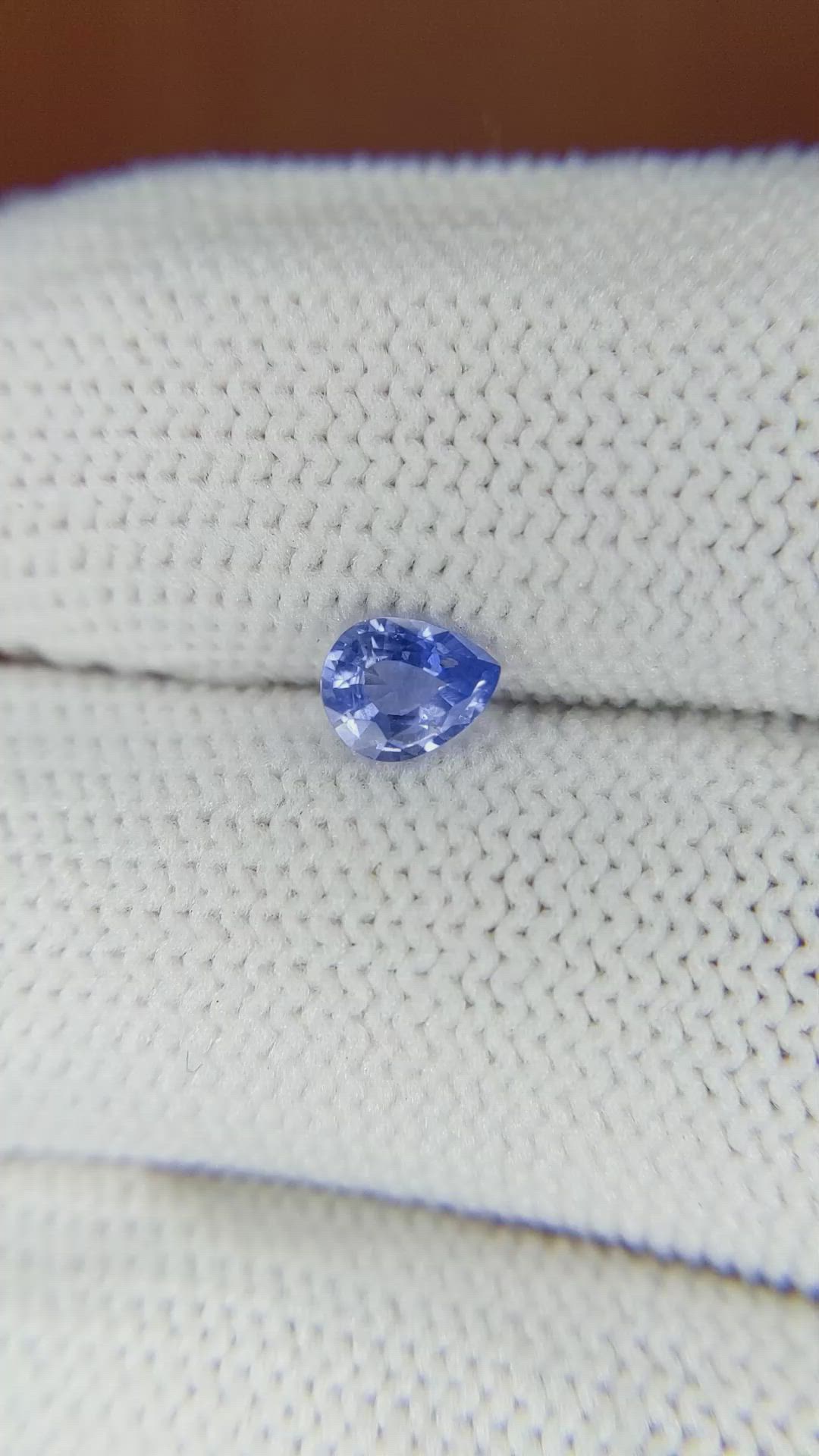 0.49 Ct. Blue Sapphire from Ceylon (Sri Lanka) Size Video