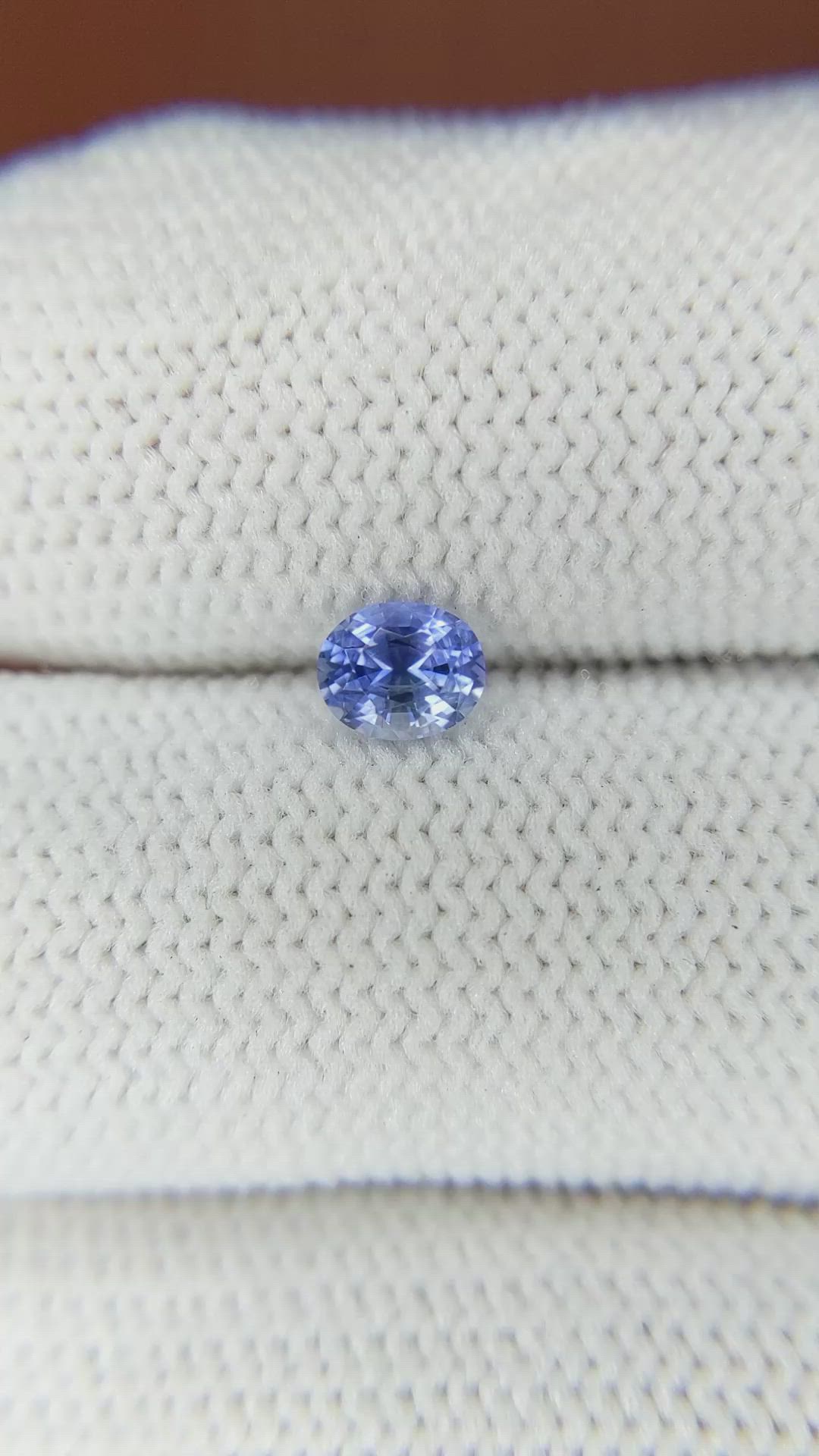 0.50 Ct. Blue Sapphire from Ceylon (Sri Lanka) Size Video