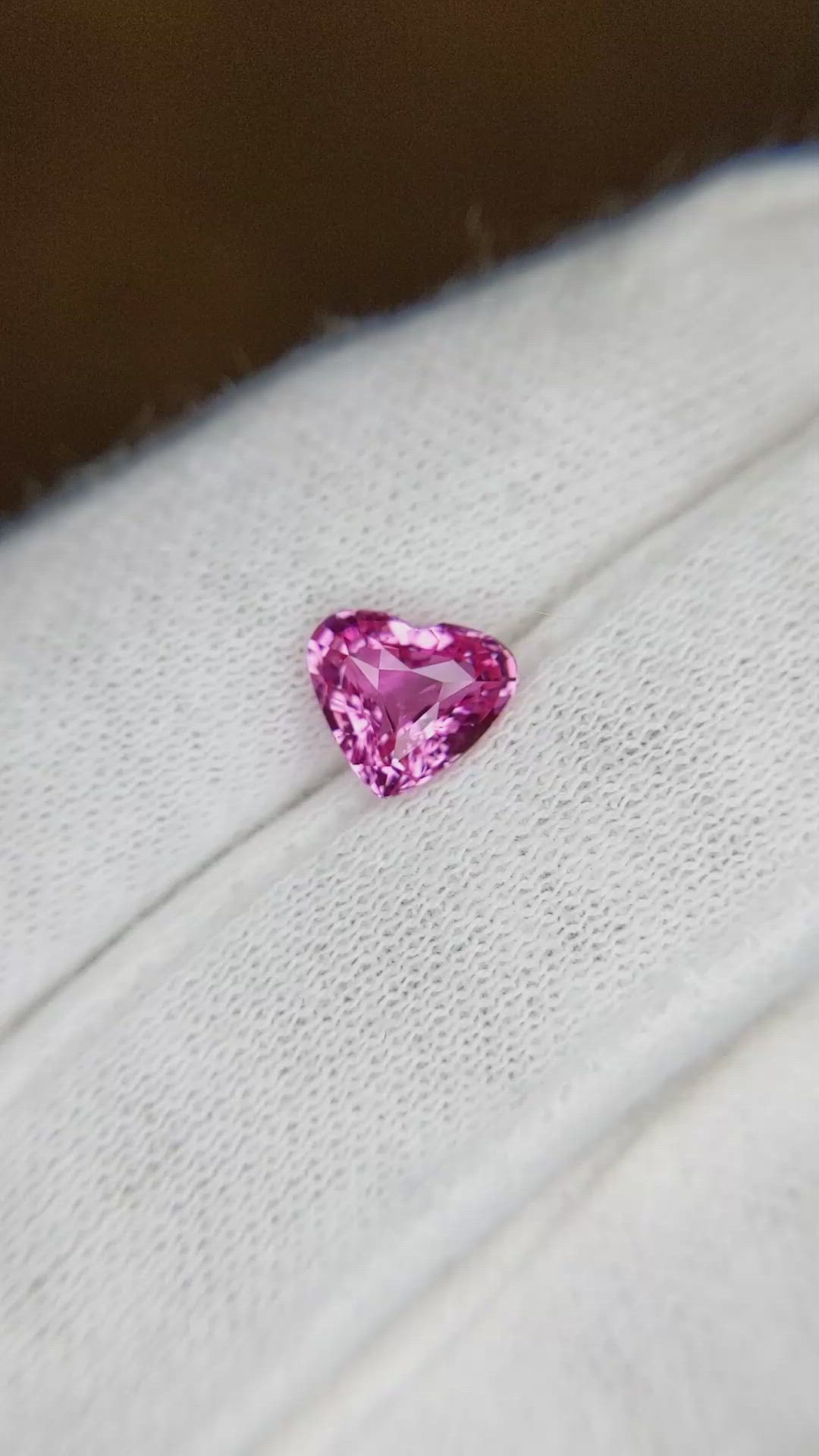 1.56 Ct. Pink Sapphire from Ceylon (Sri Lanka) Size Video