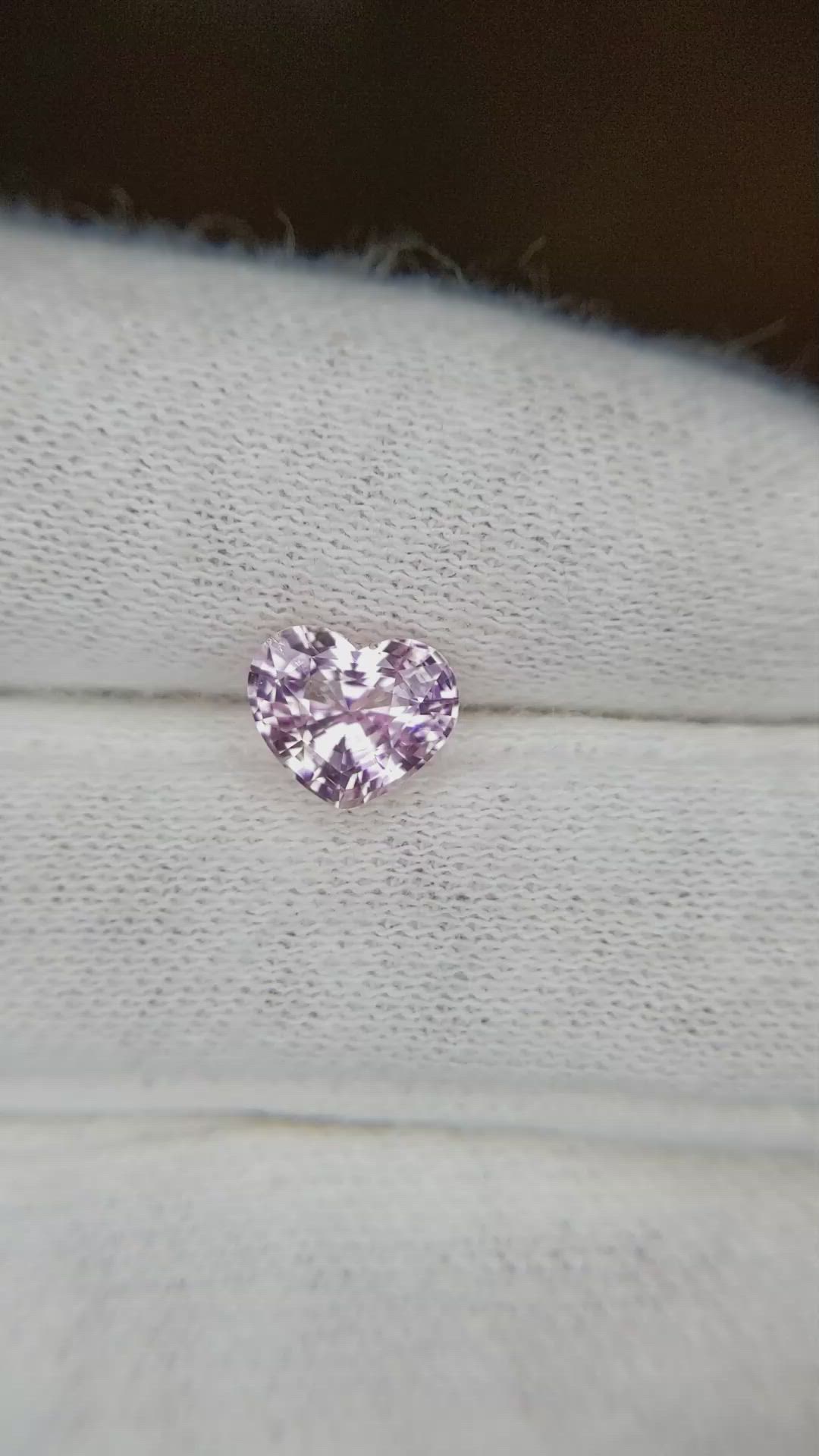 1.65 Ct. Pink Sapphire from Ceylon (Sri Lanka) Size Video