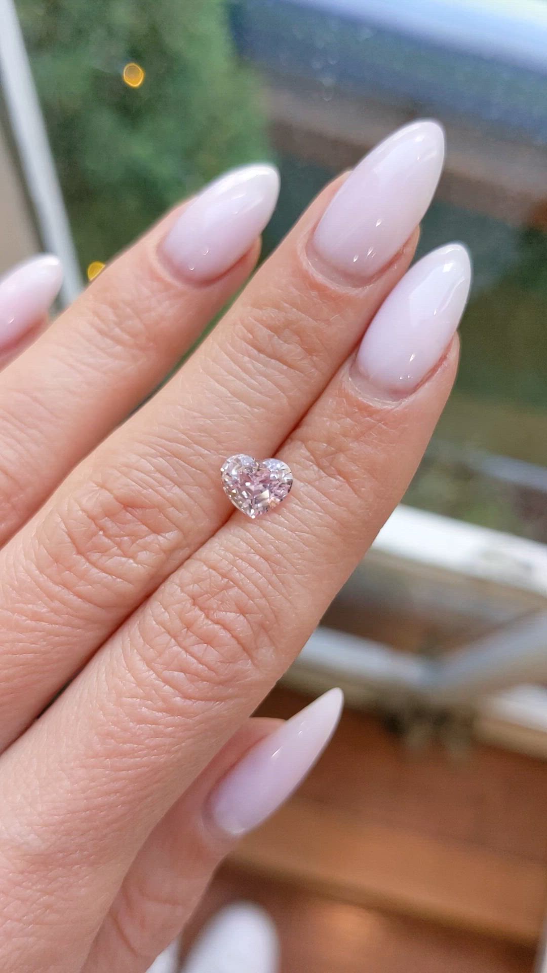 1.65 Ct. Pink Sapphire from Ceylon (Sri Lanka) Size Video