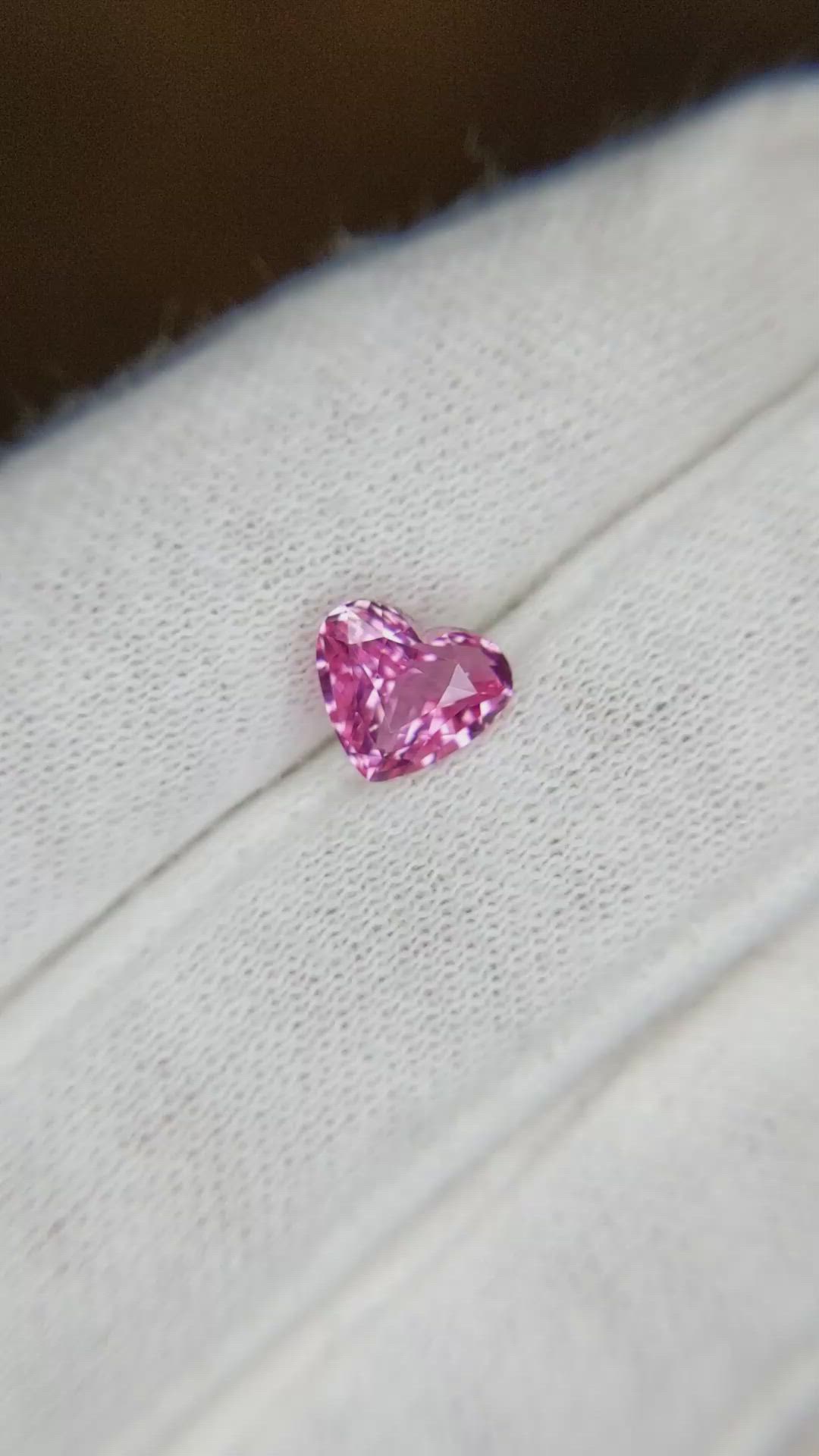 1.52 Ct. Pink Sapphire from Ceylon (Sri Lanka) Size Video