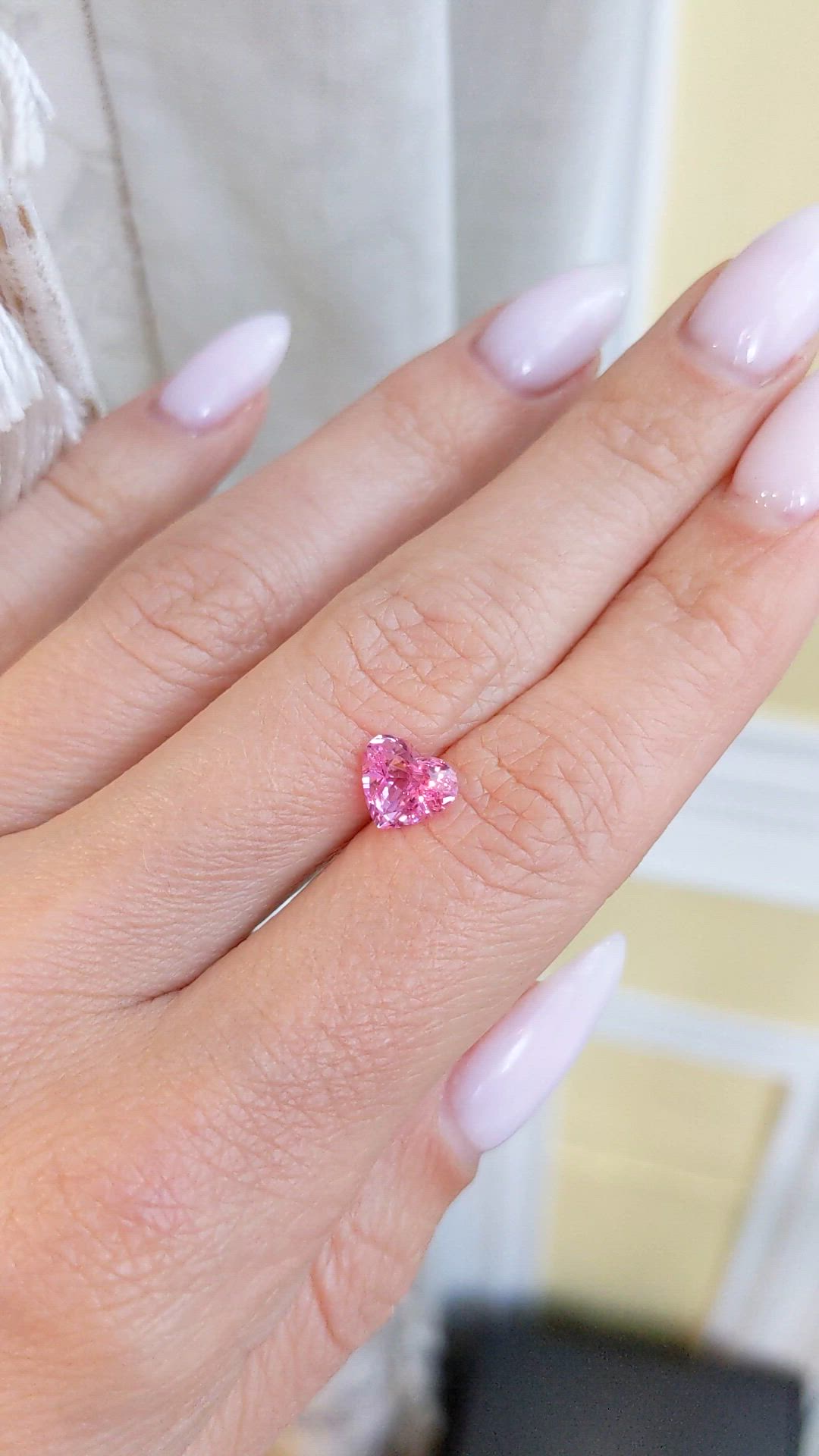 1.52 Ct. Pink Sapphire from Ceylon (Sri Lanka) Size Video