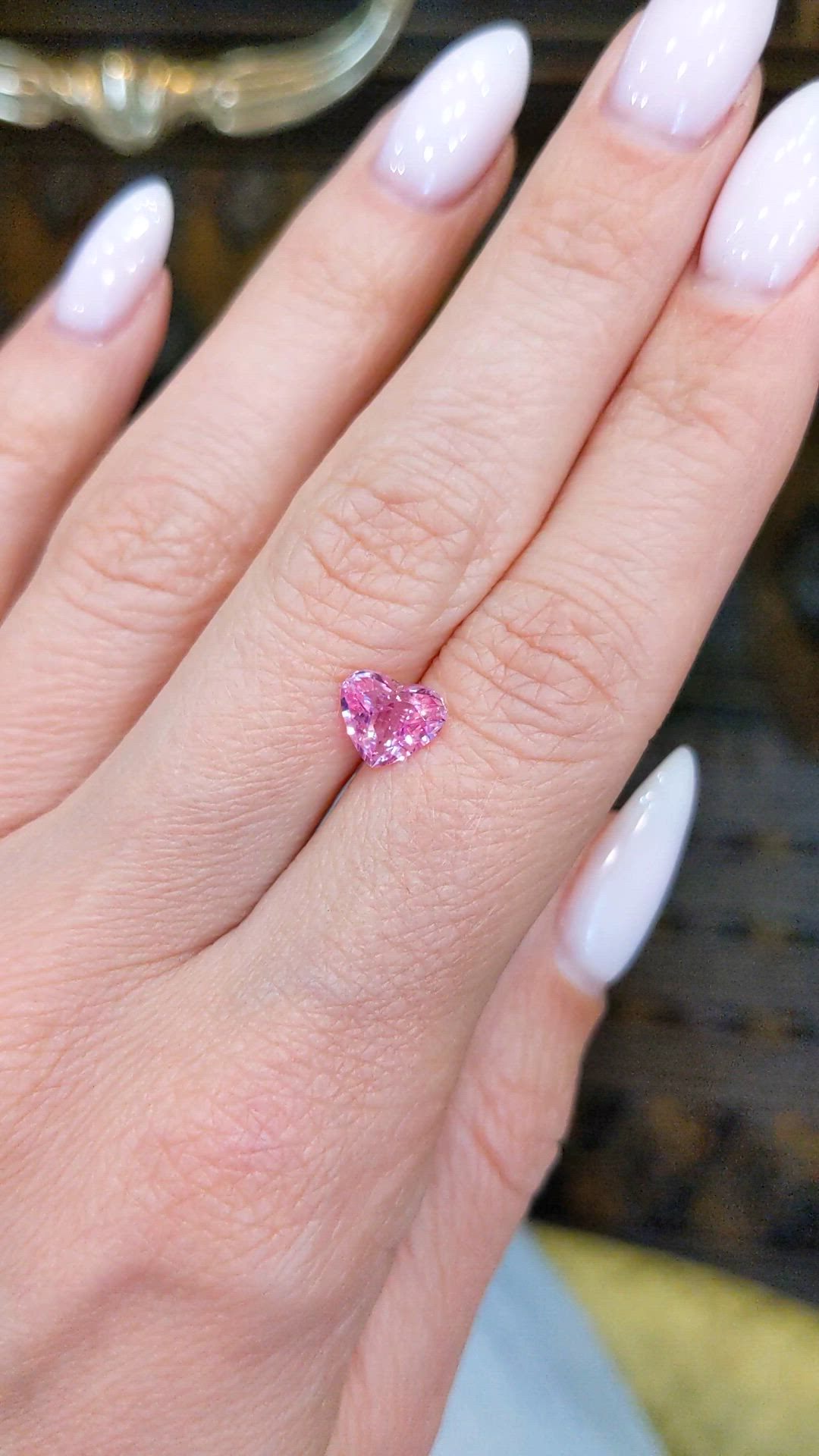 1.52 Ct. Pink Sapphire from Ceylon (Sri Lanka) Size Video