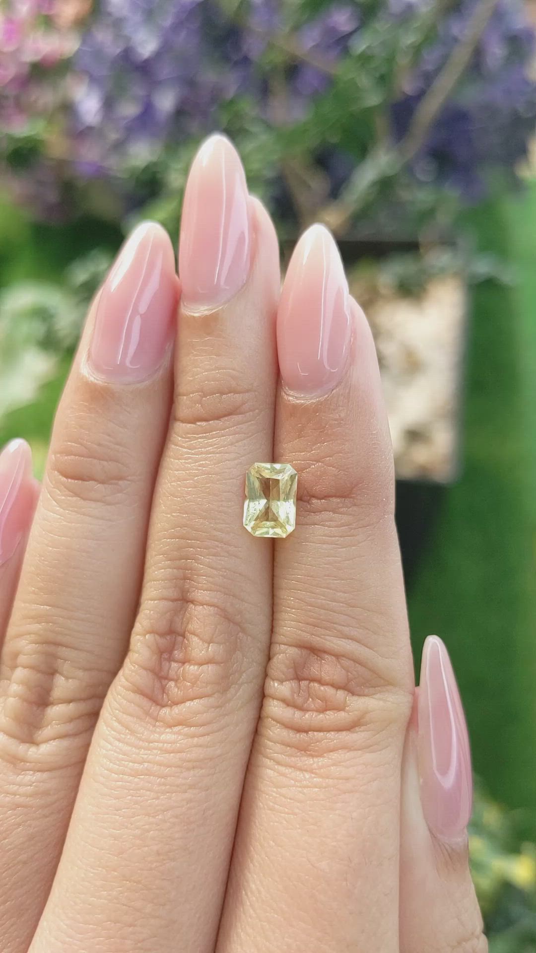 1.44 Ct. Yellow Sapphire from Ceylon (Sri Lanka) Size Video