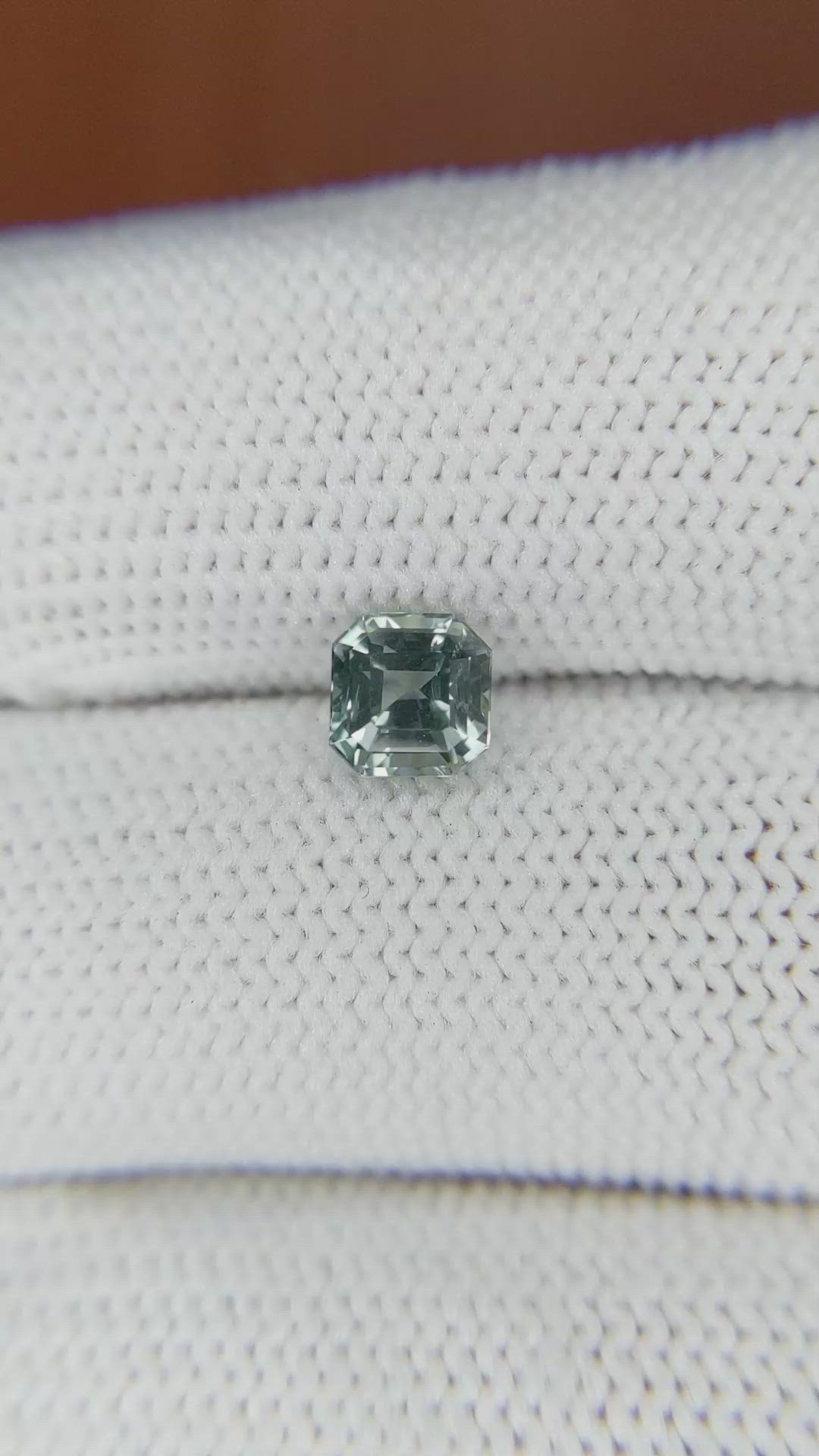 1.12 Ct. Green Sapphire from Madagascar Size Video