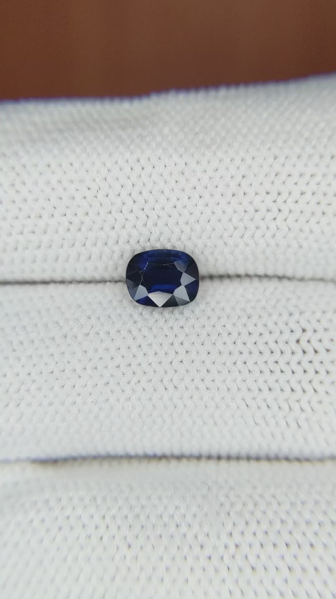 0.79 Ct. Blue Sapphire from Madagascar Size Video