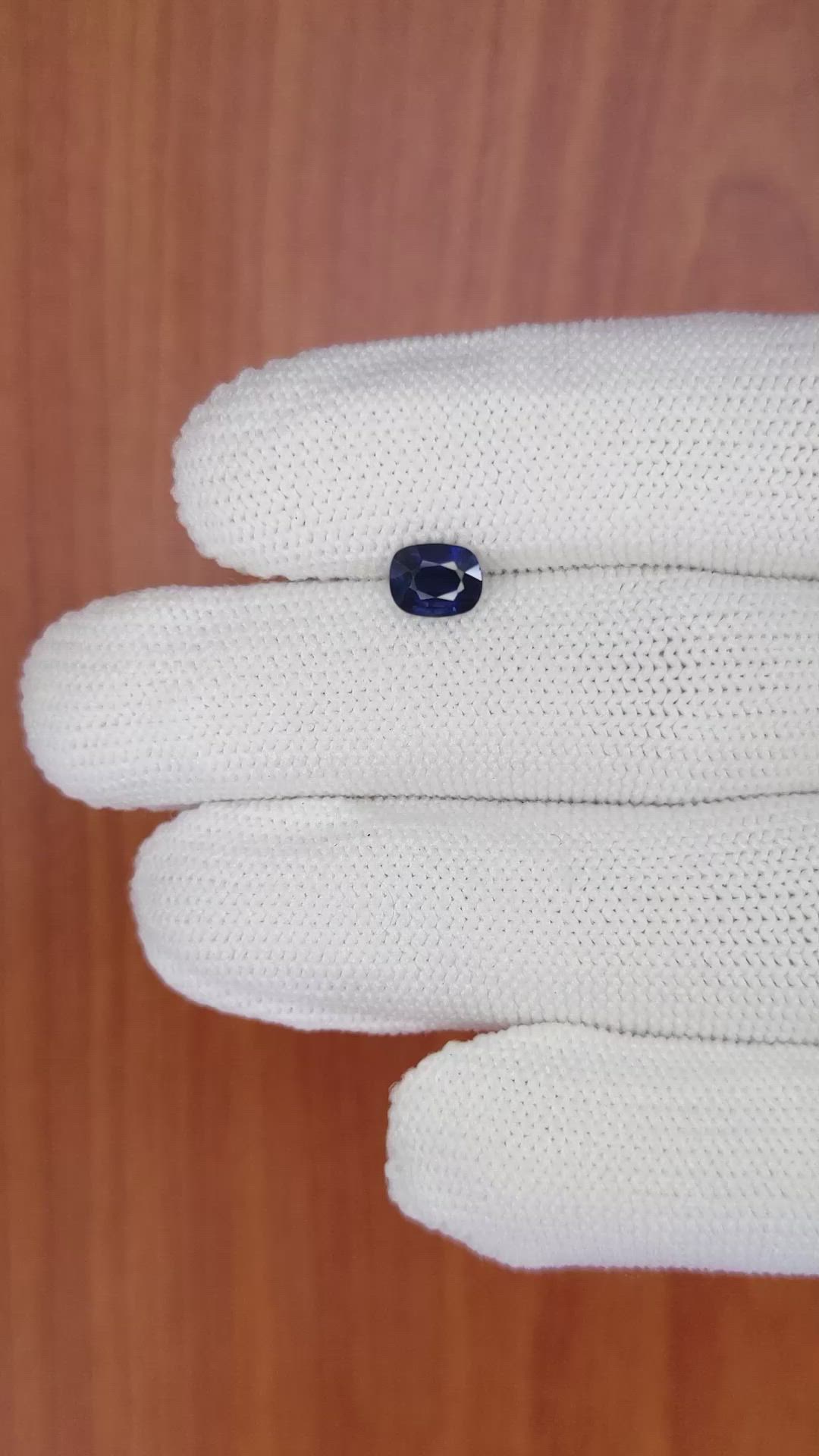 0.79 Ct. Blue Sapphire from Madagascar Size Video