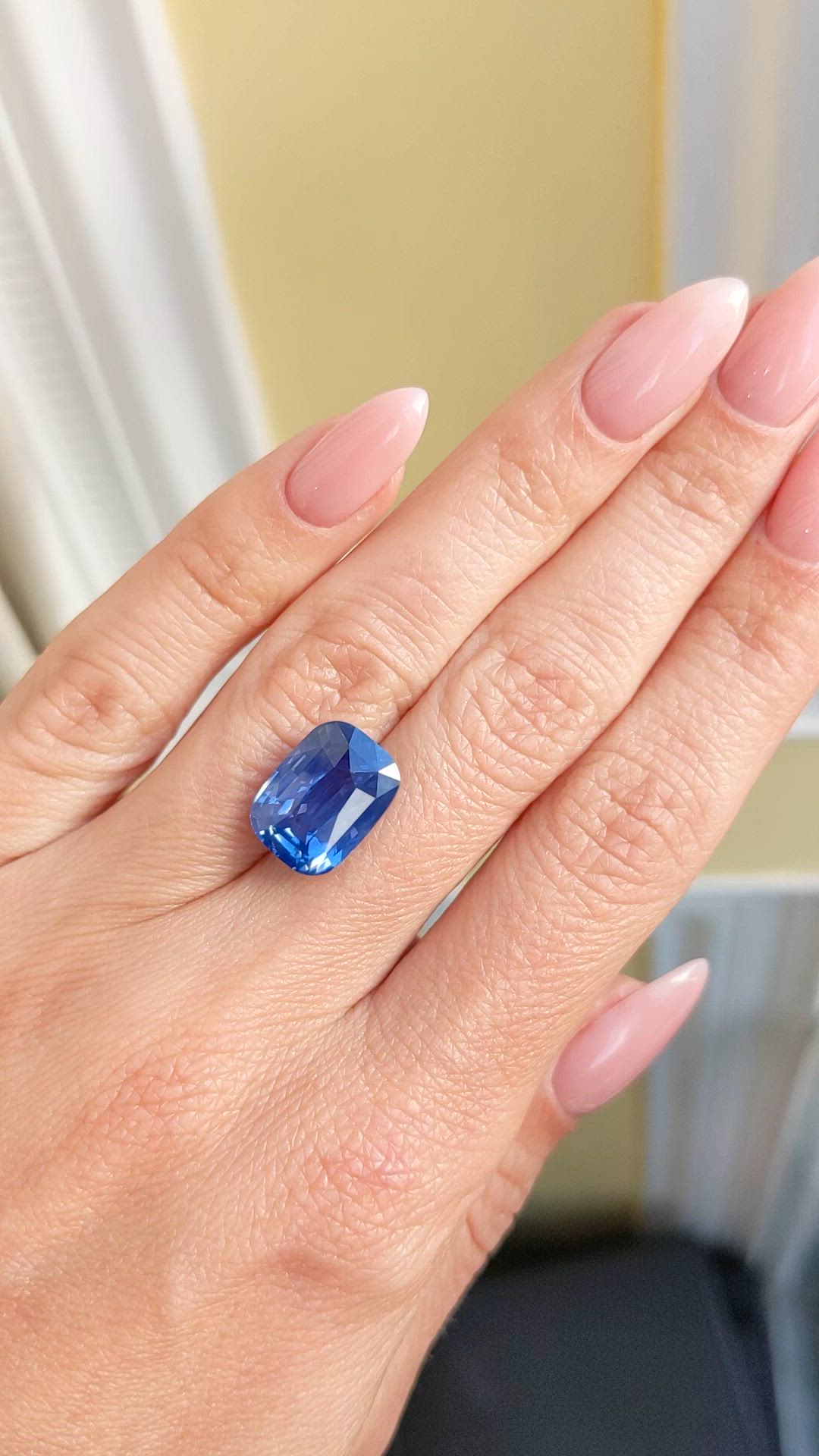 9.04 Ct. Blue Sapphire from Madagascar Size Video