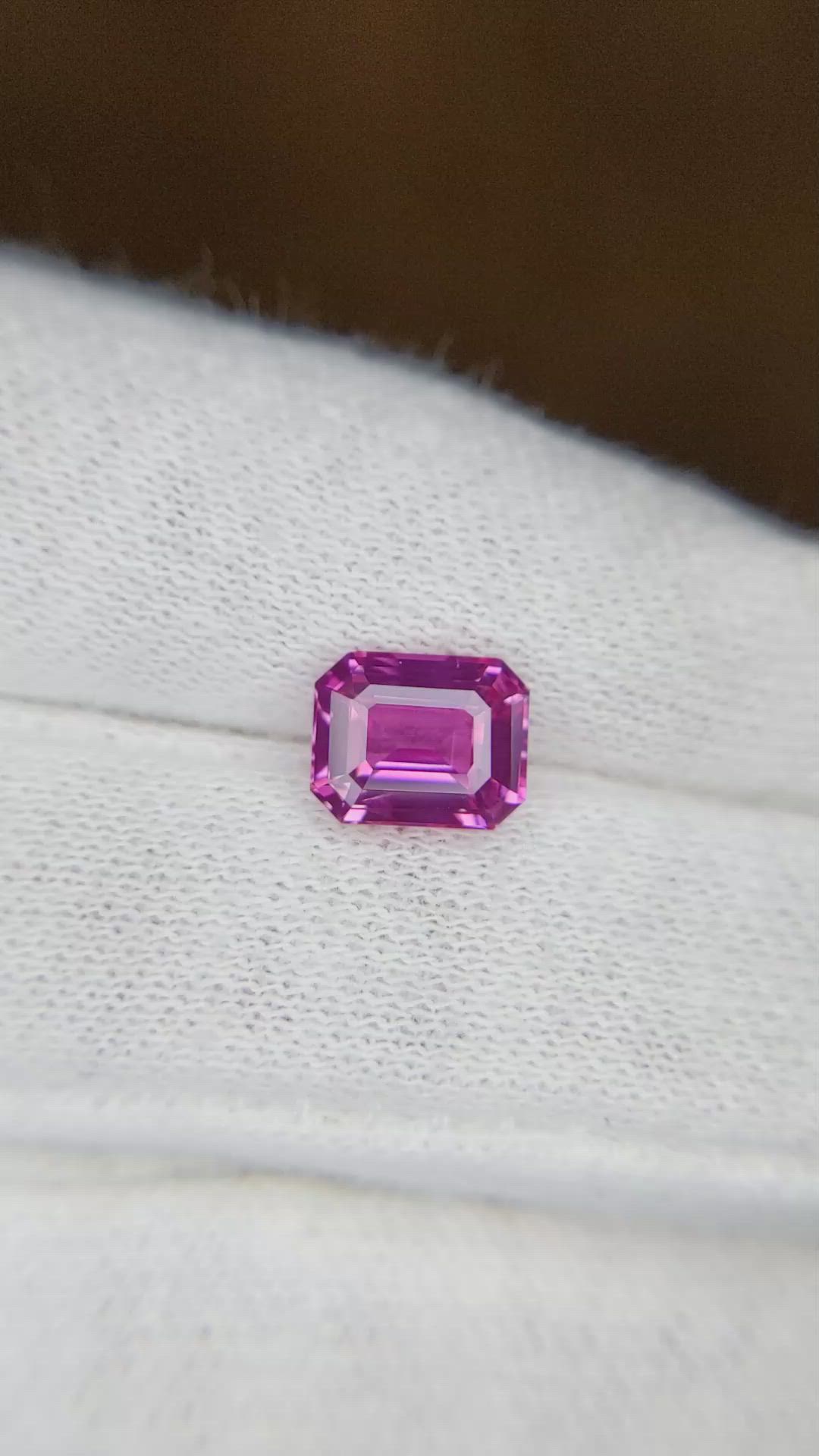 2.03 Ct. Pink Sapphire from Ceylon (Sri Lanka) Size Video