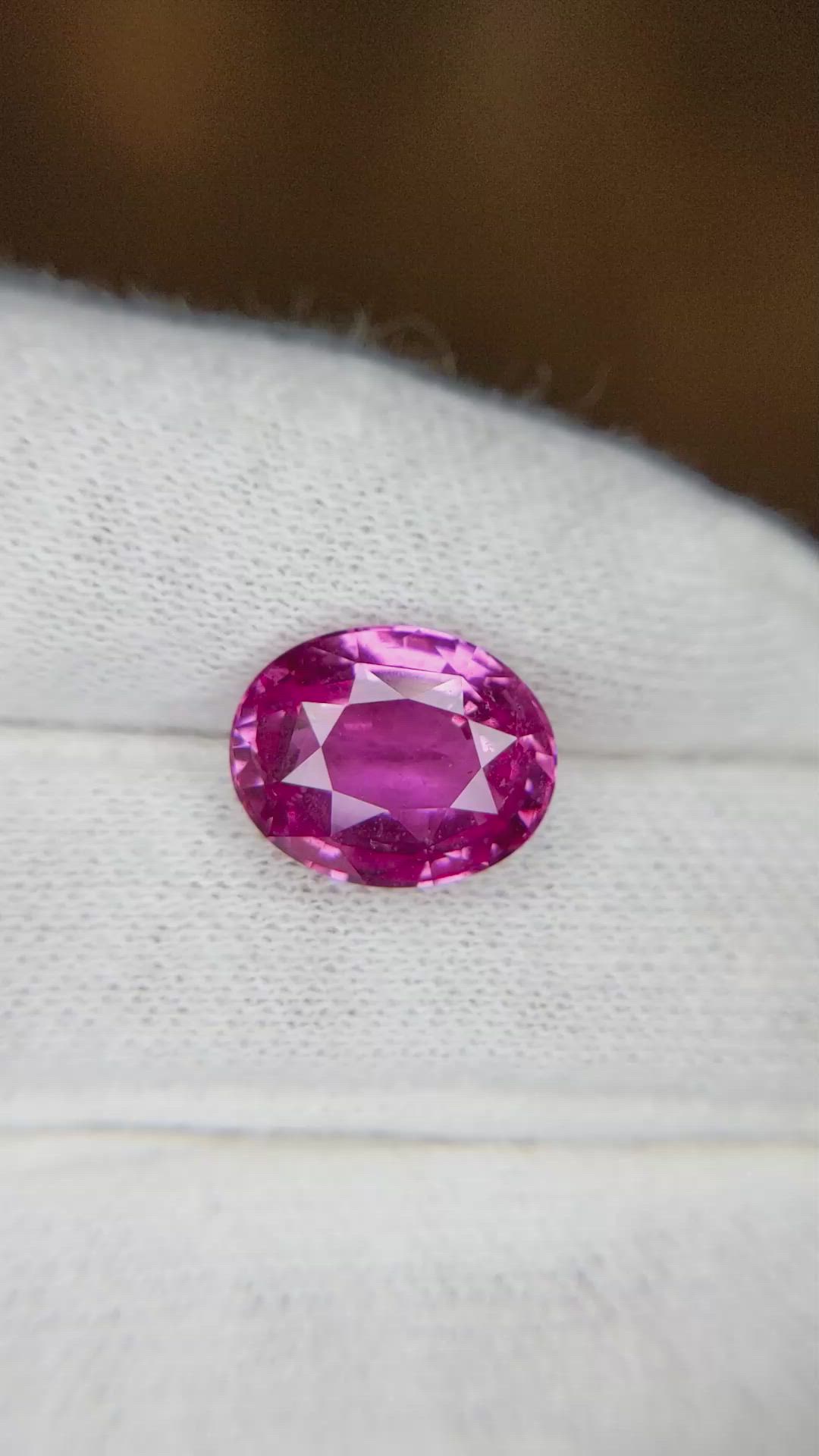 6.02 Ct. Pink Sapphire from Madagascar Size Video