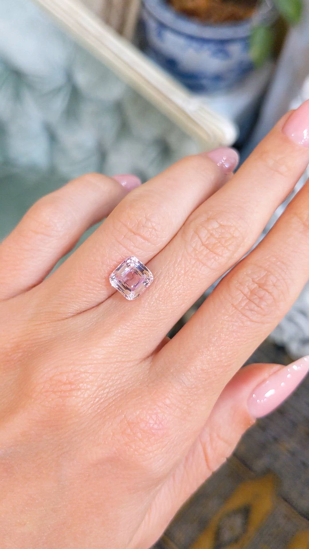 3.50 Ct. Pink Sapphire from Madagascar Size Video
