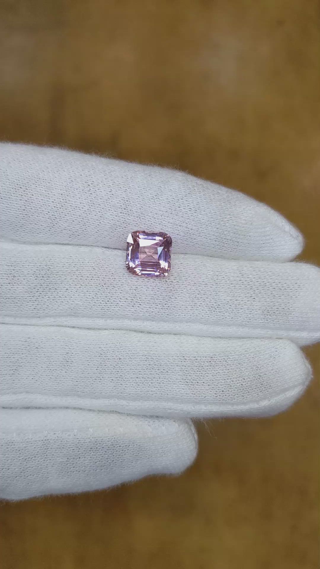 3.50 Ct. Pink Sapphire from Madagascar Size Video